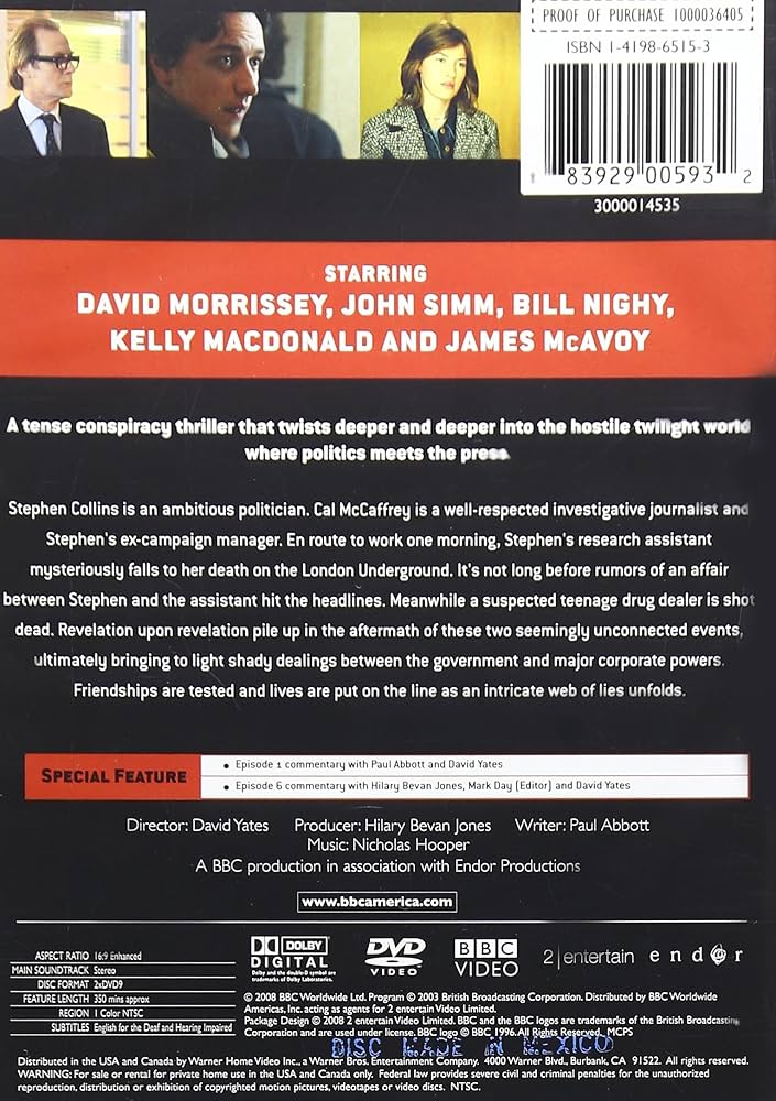 その他 State of Play [DVD] Amazon.co.jp: State of Play [DVD] : John Simm, David