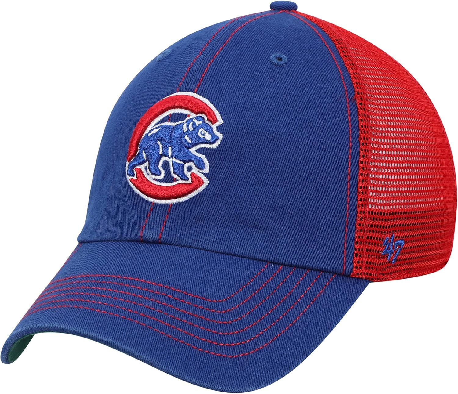 47 MLB Trawler Team Color Mesh Trucker Clean Up Adjustable Hat, Adult