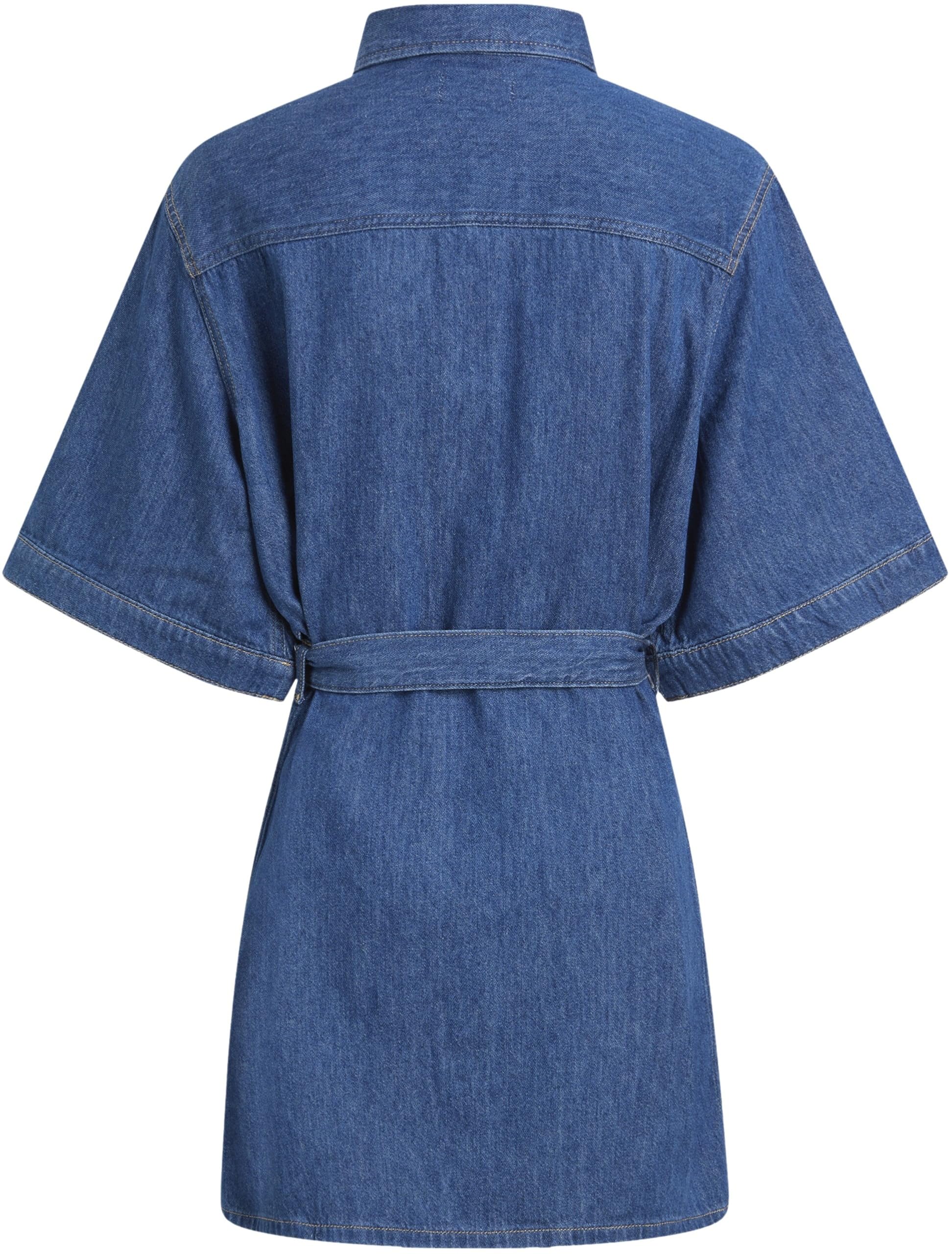 Calvin Klein Sukienka koszulowa Kobiety Linen Boxy Belted Shirt Dress J20j225169