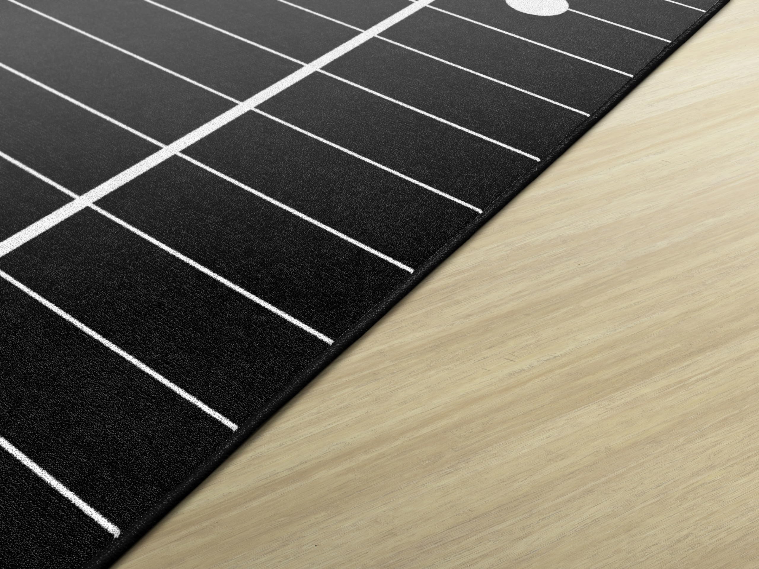 Flagship Carpets Schoolgirl Style Oh Happy Day Notebook Paper Educational Area Rug for Kids Room Seating Décor, Children's Classroom, Play Carpet for Teaching and Playroom, 7'6 