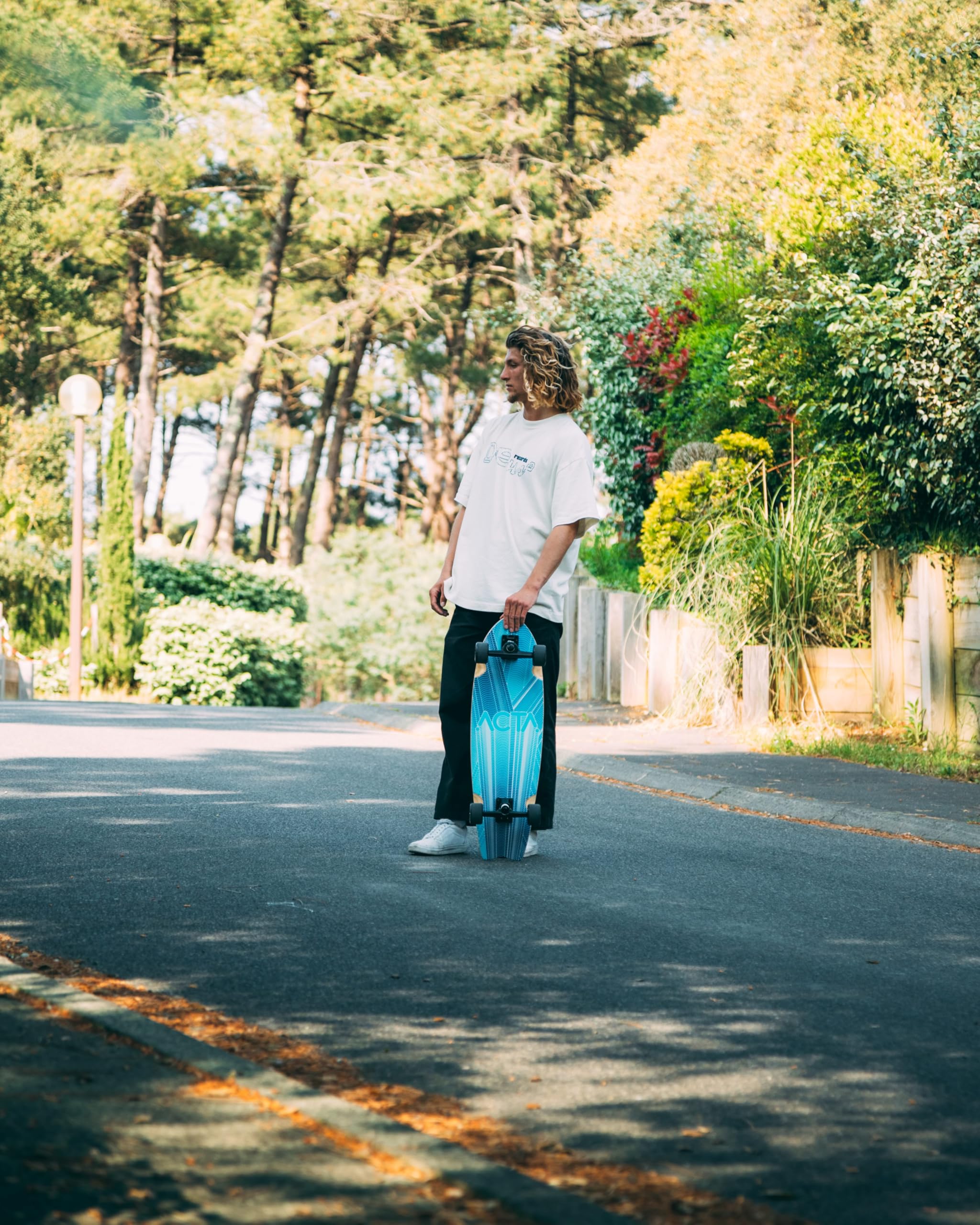 ACTA Surfskate Timber 31" Bois Naturel Planche de Surf-Skate en érable 7 Plis pour Pumptrack, Cruising et Carving Urbain
