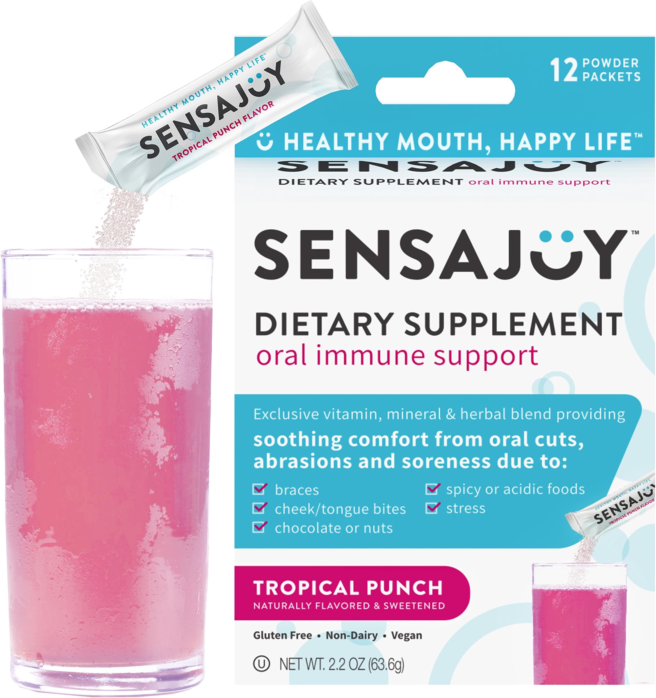 Natural Canker Sore Treatment - Healthy Mouth, Happy Life! Relief, Healing & Prevention (ProBiotics, Lysine, B12, Zinc, More)