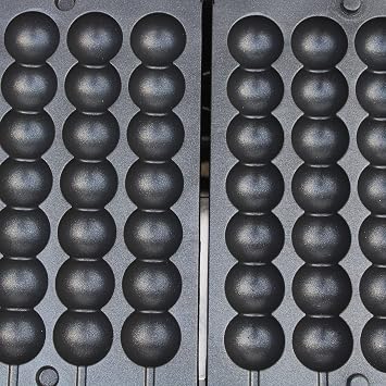 Commercial Bubble Waffle Maker, 1500W Waffle Bites Ball Machine, Nonstick Waffle Balls Maker with Time & Temp Control, Electric Waffle Maker for Home Use