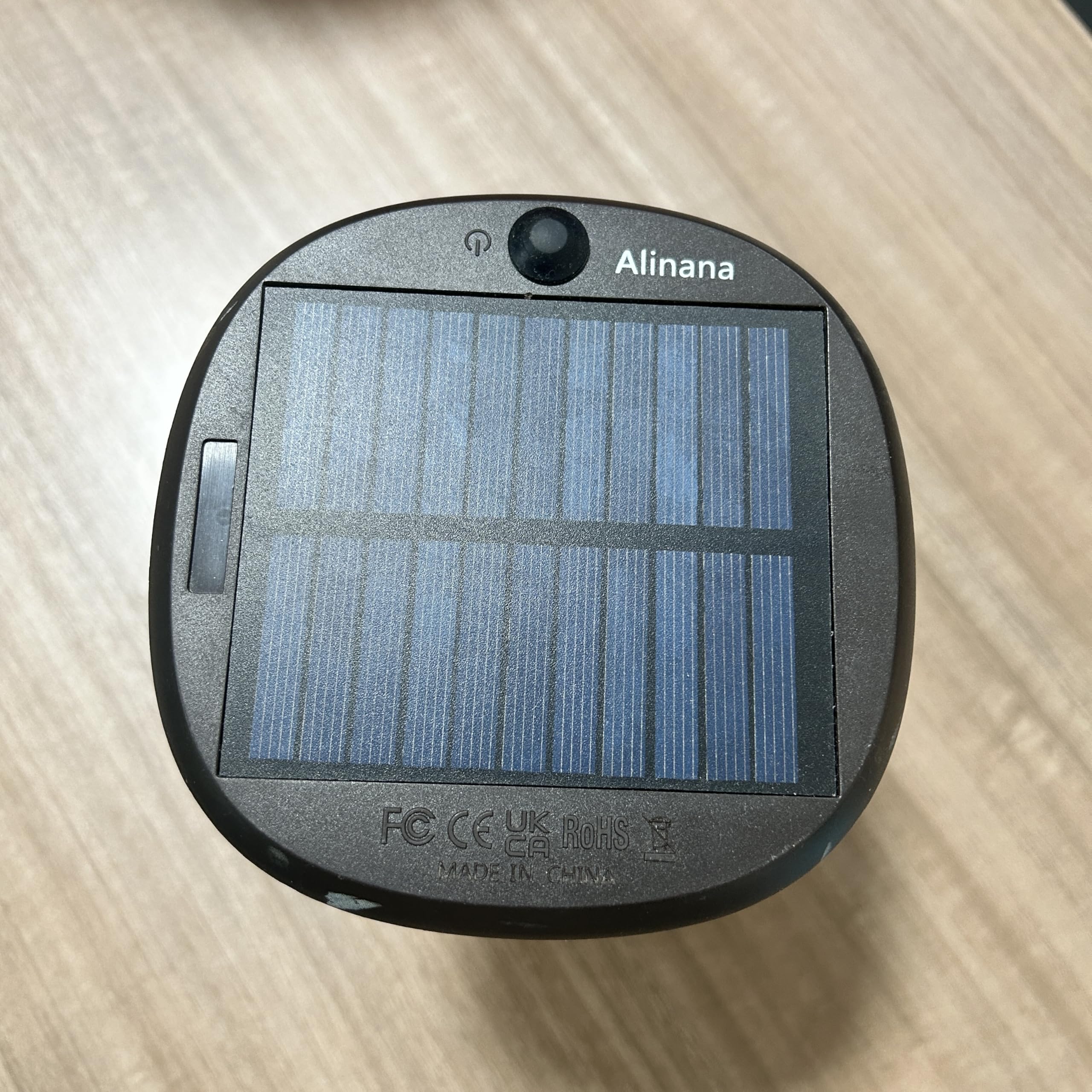 Juego de 2 Luz Solar Exterior Jardin, Luces Led Solares IP65 Impermeables | Alinana Aplique Solar Exterio con dos Modos de Brillo rcon Iluminación de 360° para Patio y Garaje (Blanco Cálido 2700K)