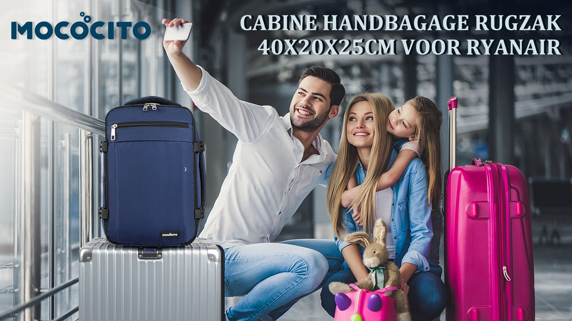 MOCOCITO Handgepäck Rucksack 40x30x20 für Flugzeug Handgepäck 40x30x25 MOCOCITO Handgepäck Rucksack 40x30x20 für Flugzeug Handgepäck 40x30x25
