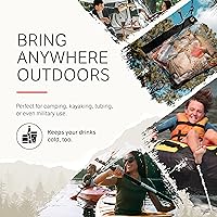 Vista 3 de Bolsa de comida para mochileros – Almacenamiento en seco ultraligero a prueba de roedores para mochileros – Bolsa de oso para almacenamiento