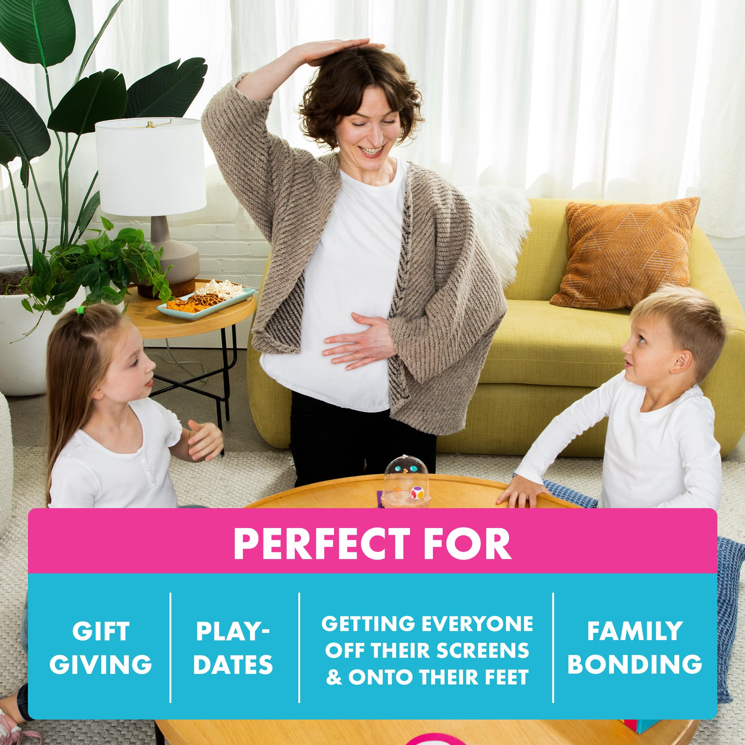 Exploding Kittens Hurry Up Chicken Butt 2-6 Players - Ages 4+ - 2 Minutes to Play - Hot Potato Style Card Game - Fun Card Game, Family Game Night, Creative Kids Game