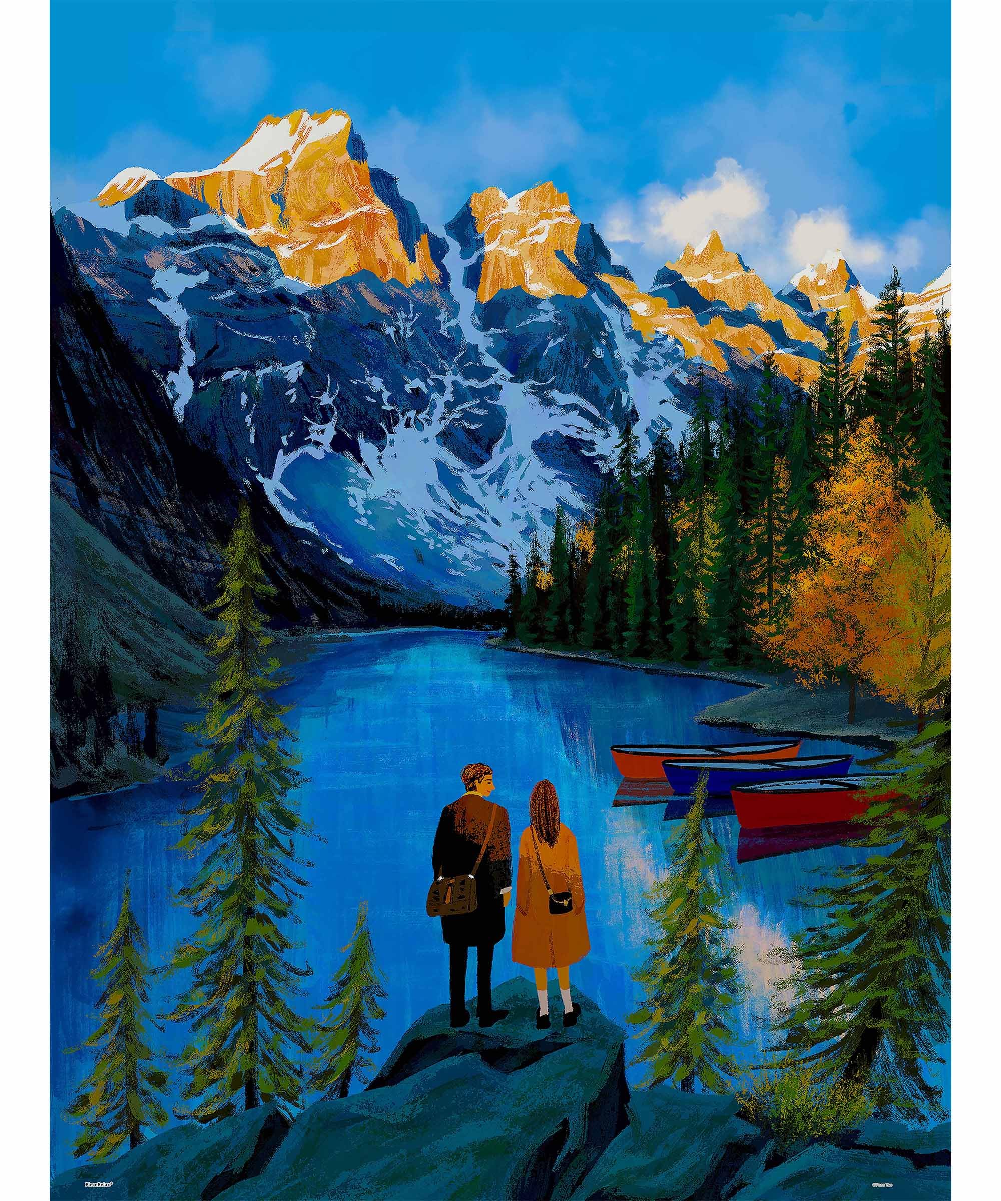 PieceRelax PieceClicks Puzzle 1000 Pièces Moraine Lake Promise