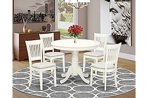 East West Furniture 5-Piece Circular Dining Set: The Heart of Modern Dining