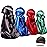 4PCS Silky Durags for Men Women 360 Waves with 1 Wave Cap, Silky Satin Durag Extra Long Tails