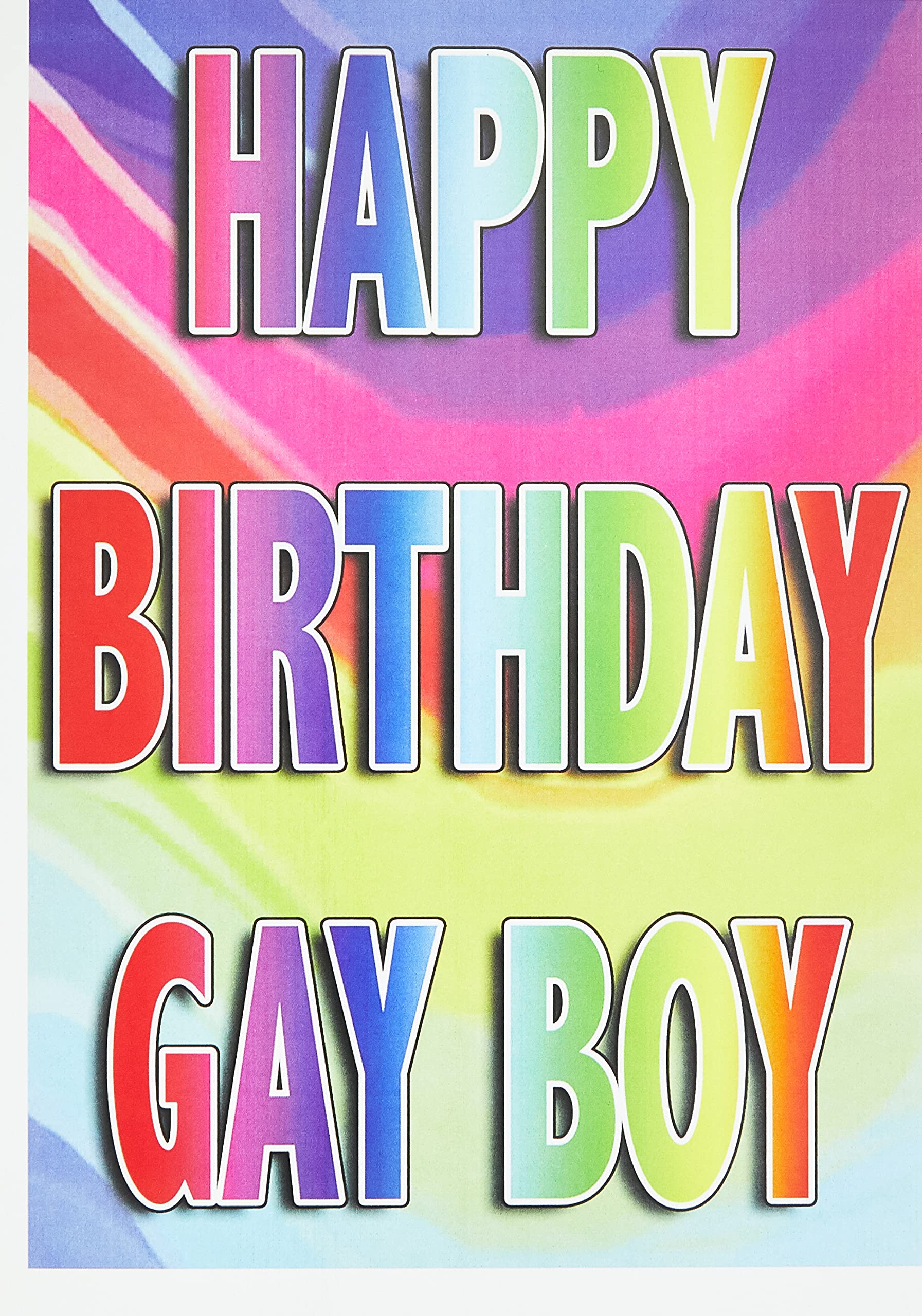 Tongue in Peach Funny Cards - Biglietto di auguri di compleanno, per il mio gay preferito, amico gay orgoglio del 21° 30° 40° 50° umorismo risate battente scherzo divertente CBH113