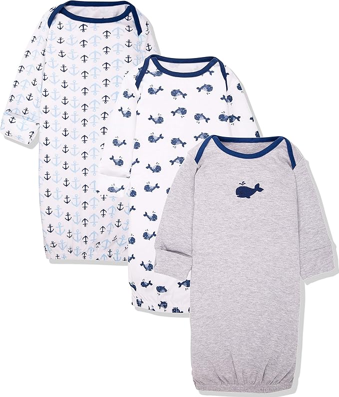 Maybe Baby Kids Infant Boys' and Girls' 3 Pack Set Cotton Baby