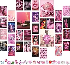 97 Decor Y2k Room Decor Aesthetic - Pink Y2k Poster, 2000s Room Decor, Cute Photo Wall Collage Kit Y2k, Trendy Y2k Art Prints for Girls Dorm, Teen Bedroom Y2k Stuff, Indie Kidcore Pictures Decorations
