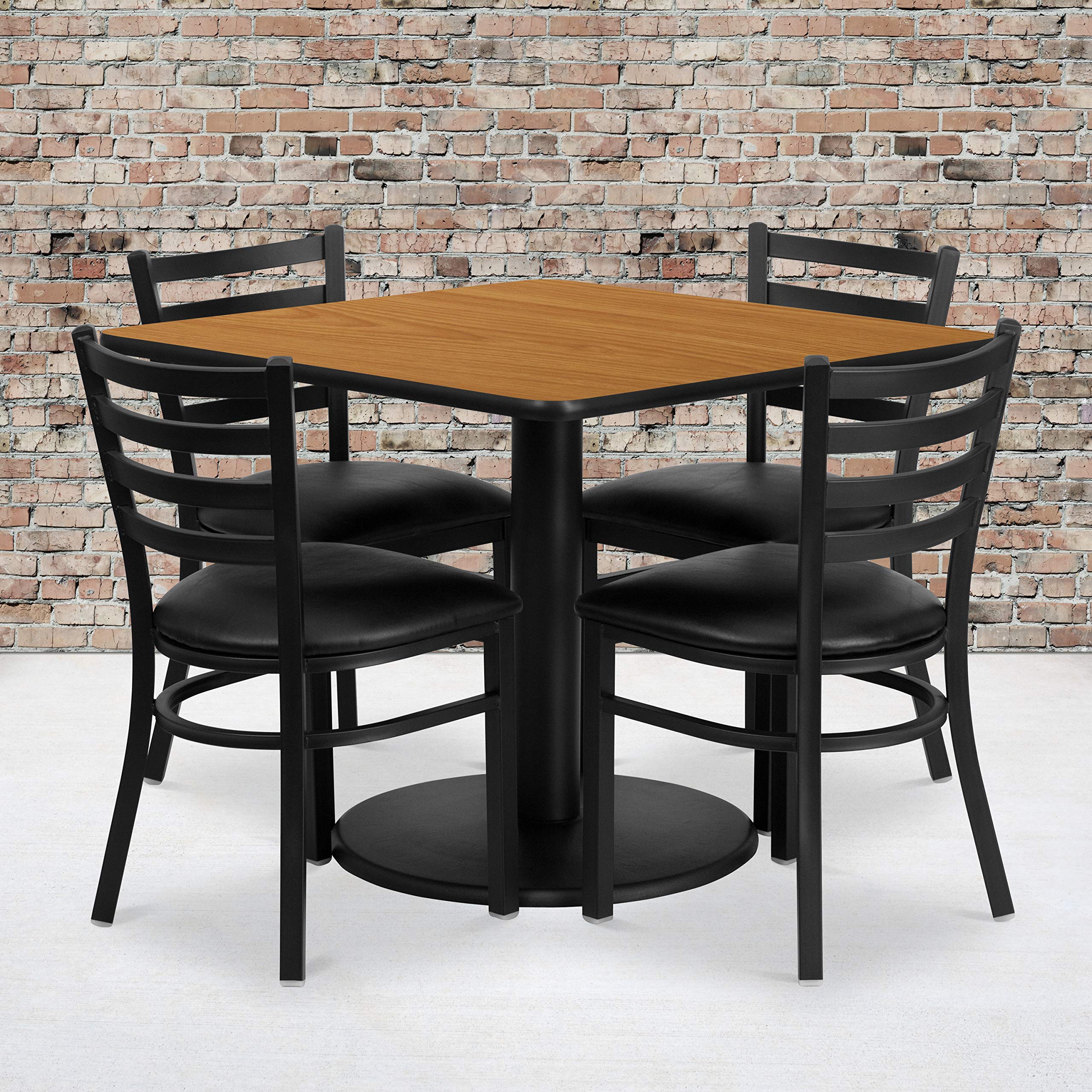 Amazon.com - Flash Furniture Jamie 36'' Square Natural Laminate