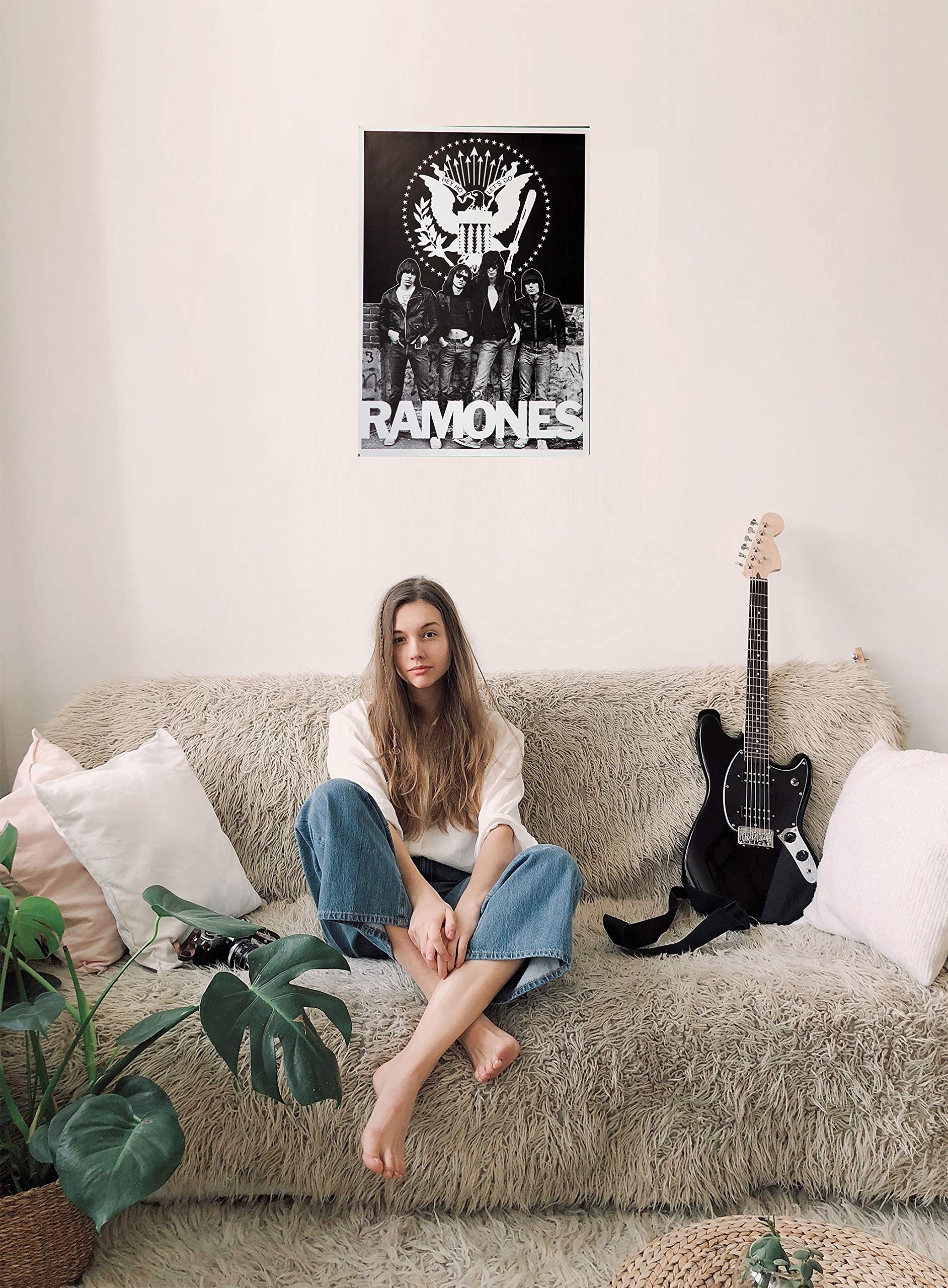 Premium Poster/Plakat | DIN A1 | Wanddeko | Live Konzert Veranstaltung » The Ramones - Hey Ho - Let´s Go, 1991 «