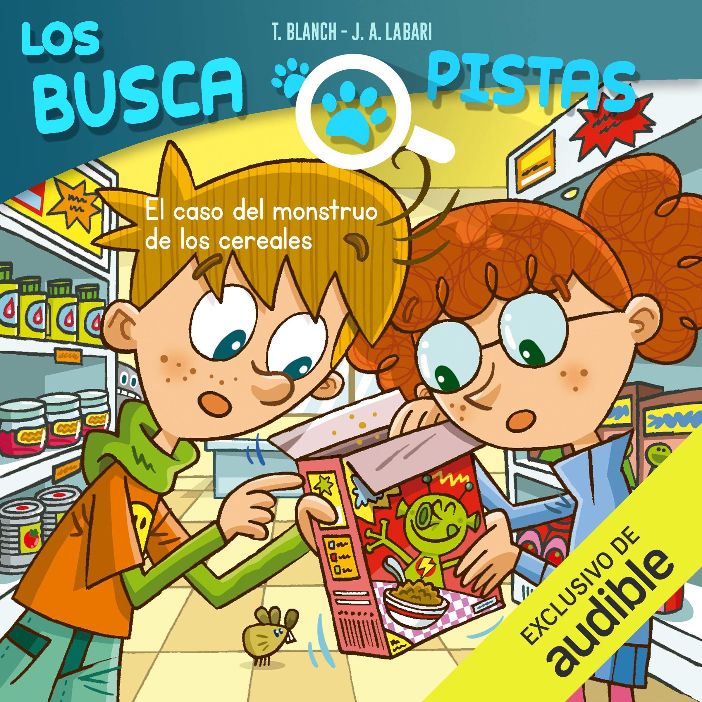 Cover art for Buscapistas: El Caso Del Monstruo De Los Cereales (Narración en Castellano) [Seekers: The Case of the Cereal Monster]