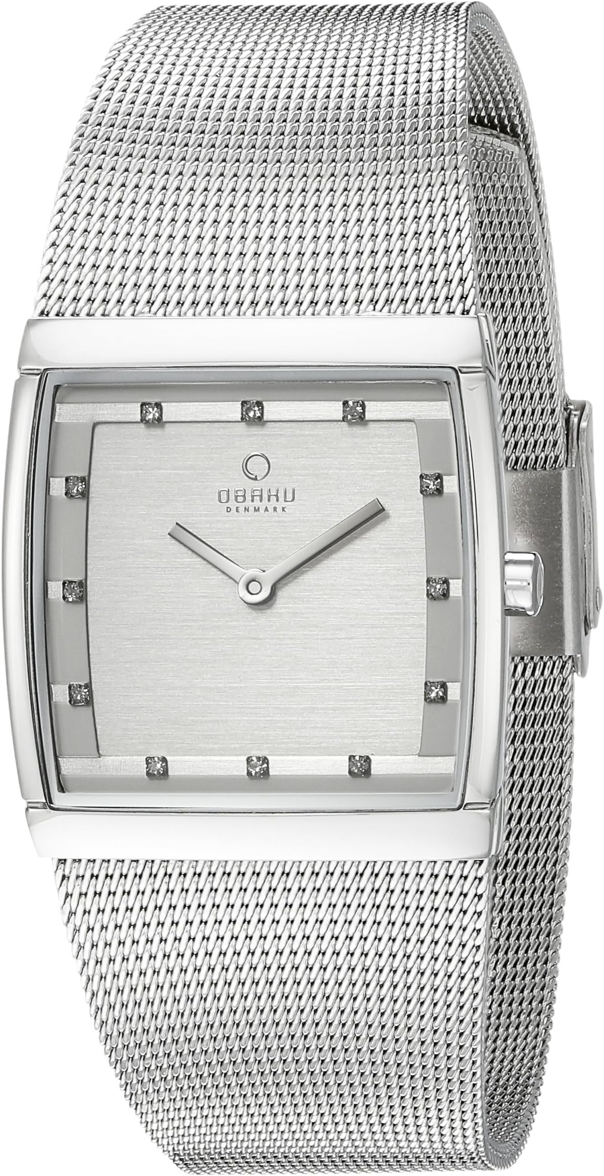 Obaku Women's V102LXCCMC Analog Display Analog Quartz Silver Watch