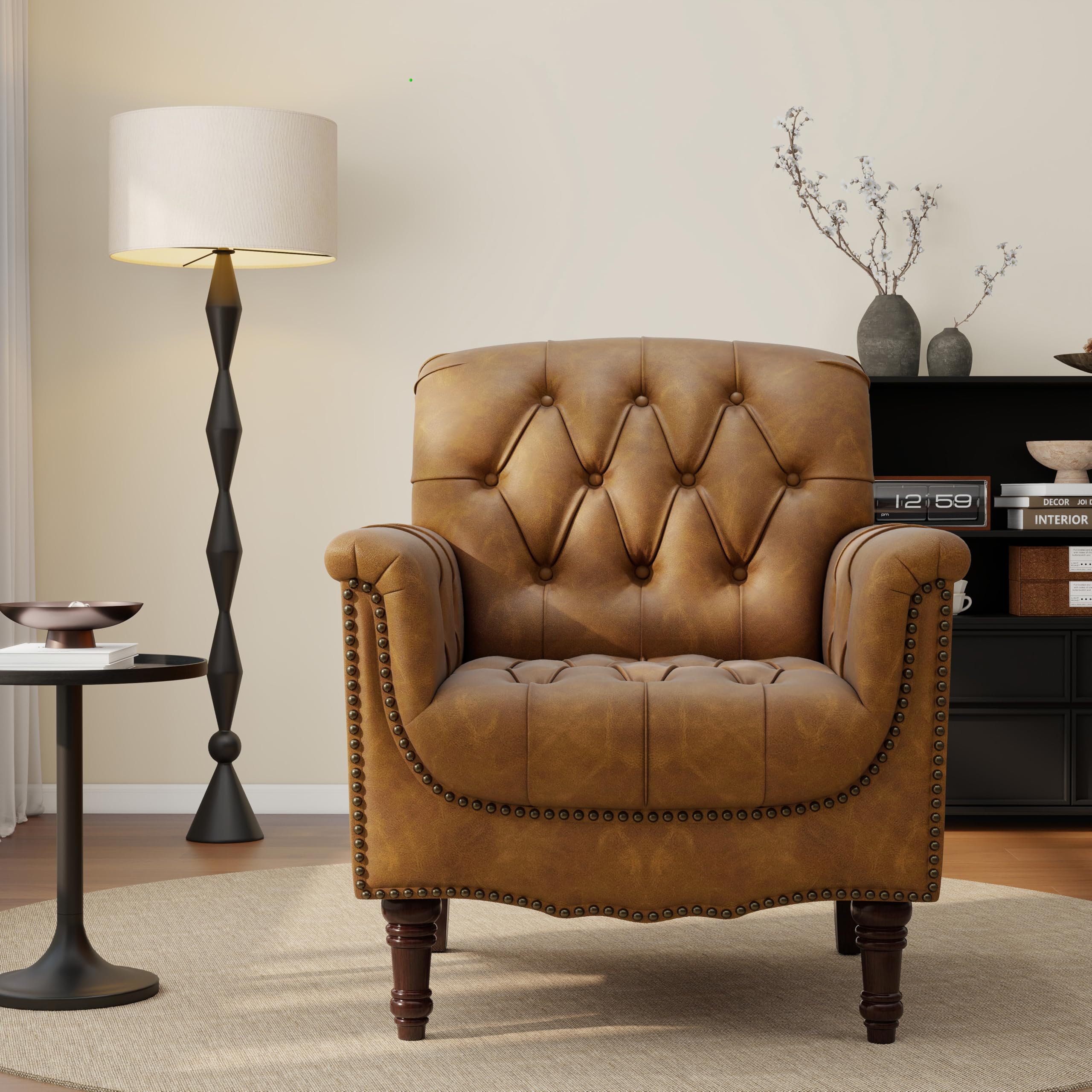 UIXE Camel Accent Chair
