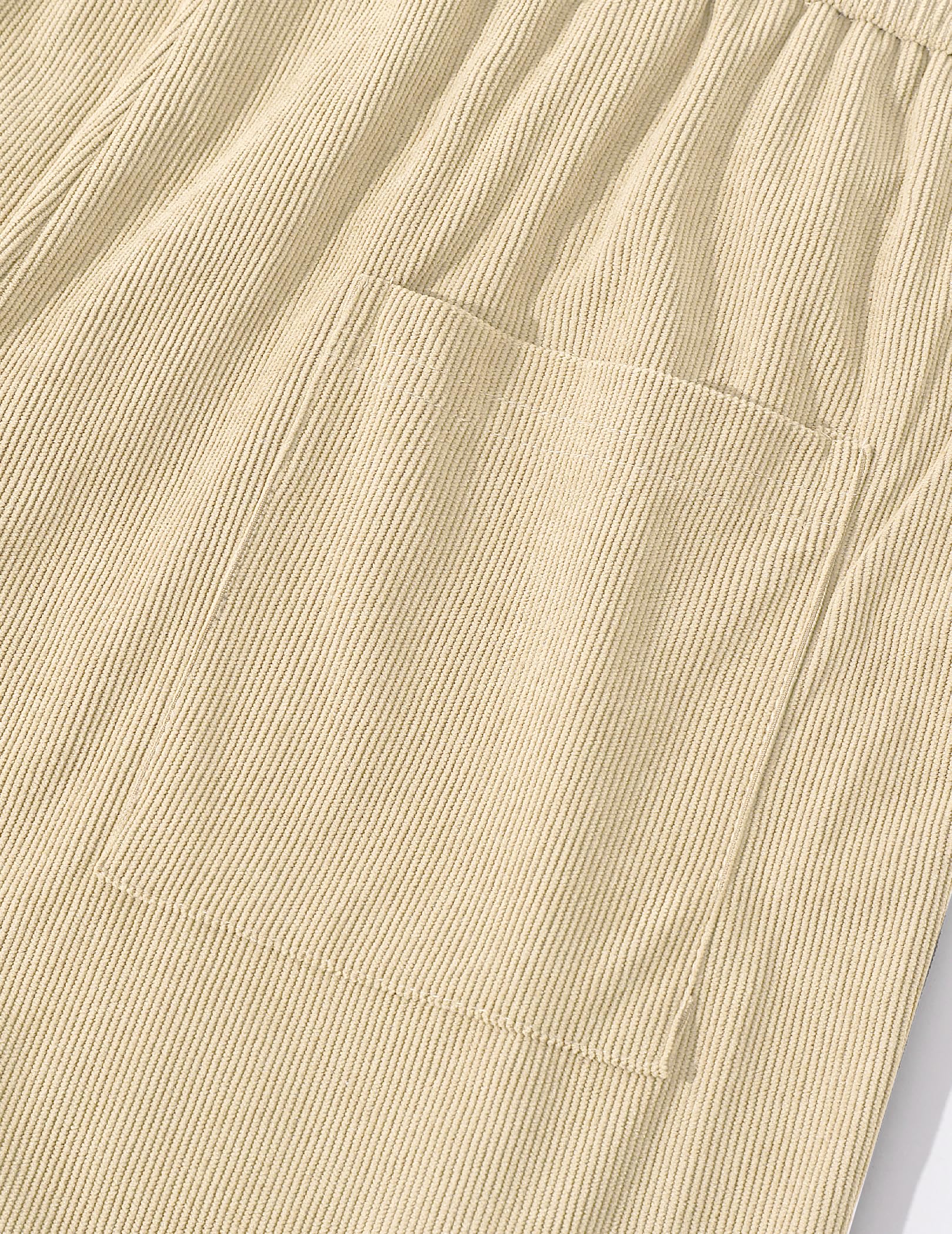 TARAINYA Velluto a Coste Pantaloncini Uomo Cotone Coulisse Estivi Causal Pantaloni Corti Uomo con Tasche
