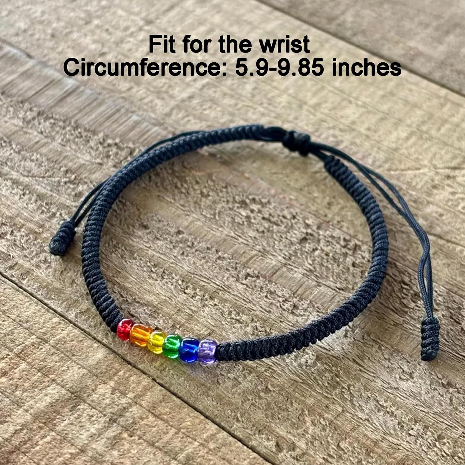 Rainbow LGBTQ Pride Bracelet for Lesbian Bisexual Transgender Gay Pride Month Outfits Accessories Gifts Jewelry - Image 2