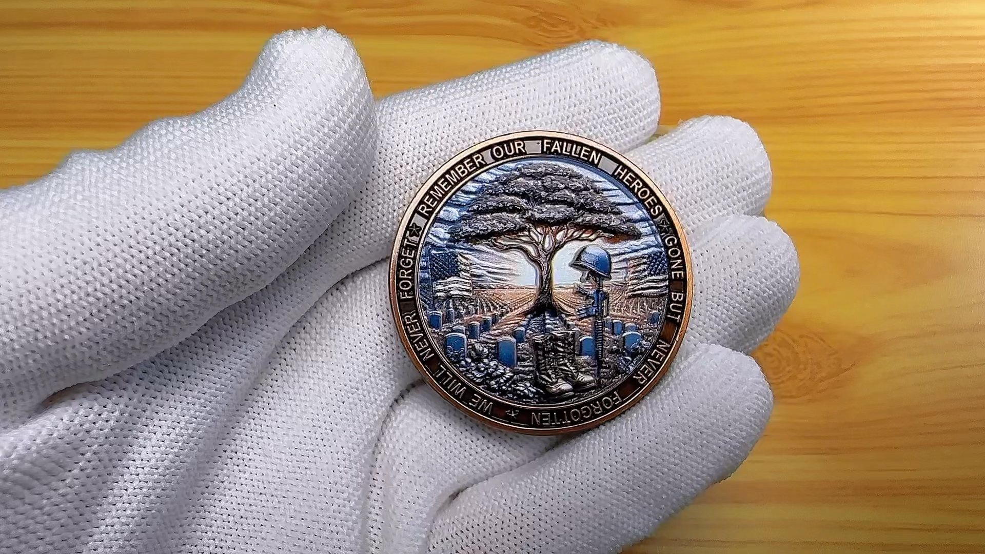Challenge Coin Marines – Pièce Commémorative 250e Anniversaire – Hommage Aux Vétérans – Cadeau Militaire