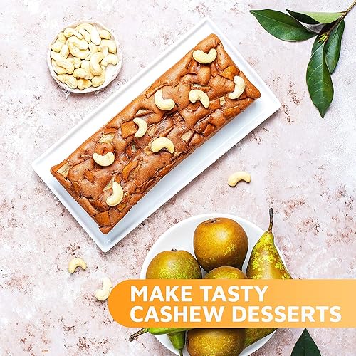 Miniatura 7 de Oh! Nuts Anacardos salados tostados secos  Aperitivos frescos, finamente salados y saludables, proteicos  Bolsa resellable de 2 libras a granel