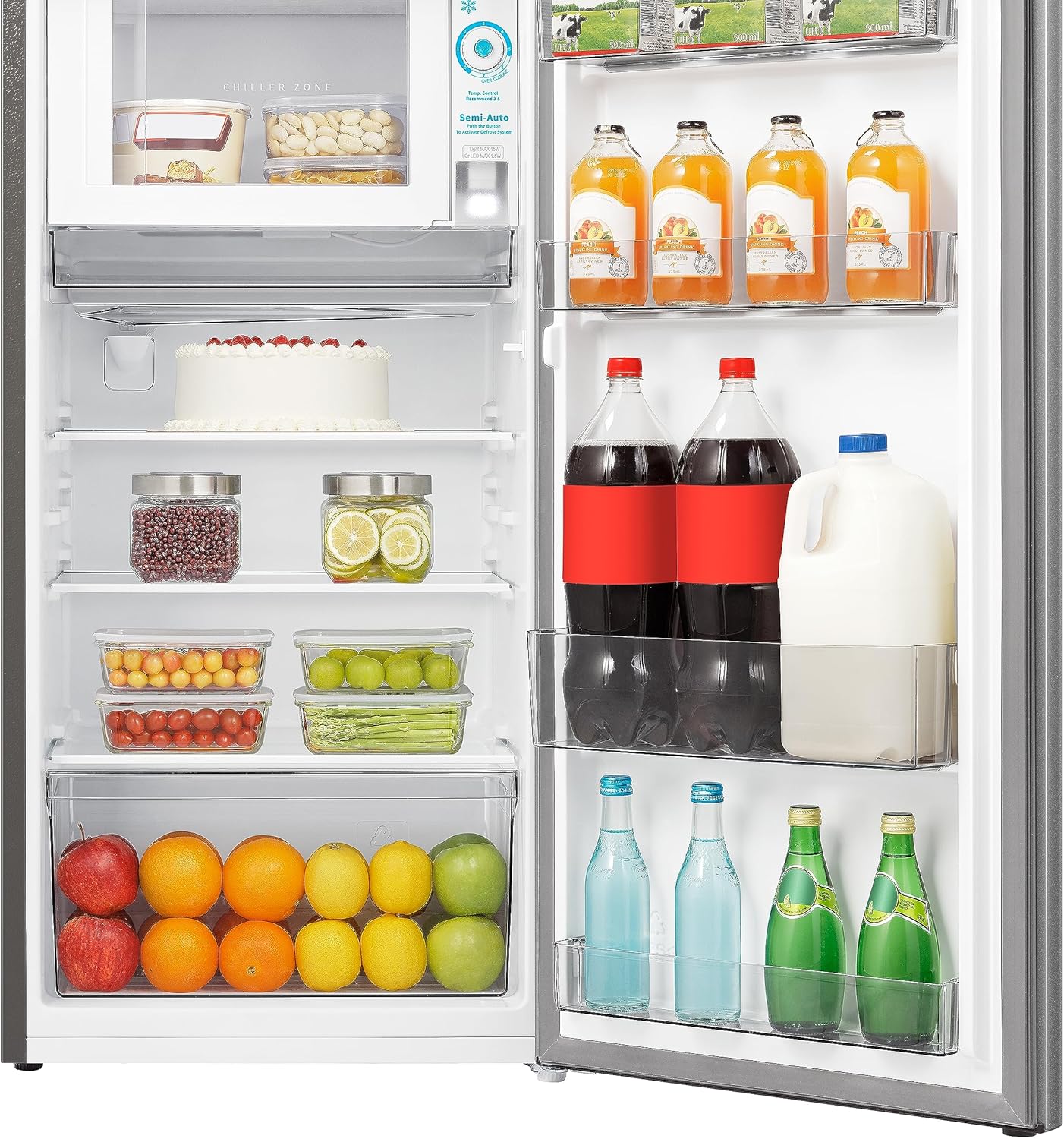 Hisense MUR52151SE Frigorifero Monoporta 150 Litri, 40 Decibel, Senza installazione, Silver Classe E 150 litri Silver - Immagine 4