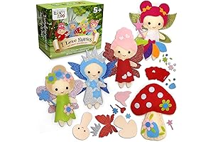 CRAFTILOO Fairy Sewing Kits: Simple Sewing Kit for Kids