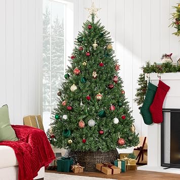 Best Choice Products Douglas Fir Christmas Tree, 6ft Unlit Artificial Full Fir Holiday Decoration, Realistic Appearance w/Metal Stand