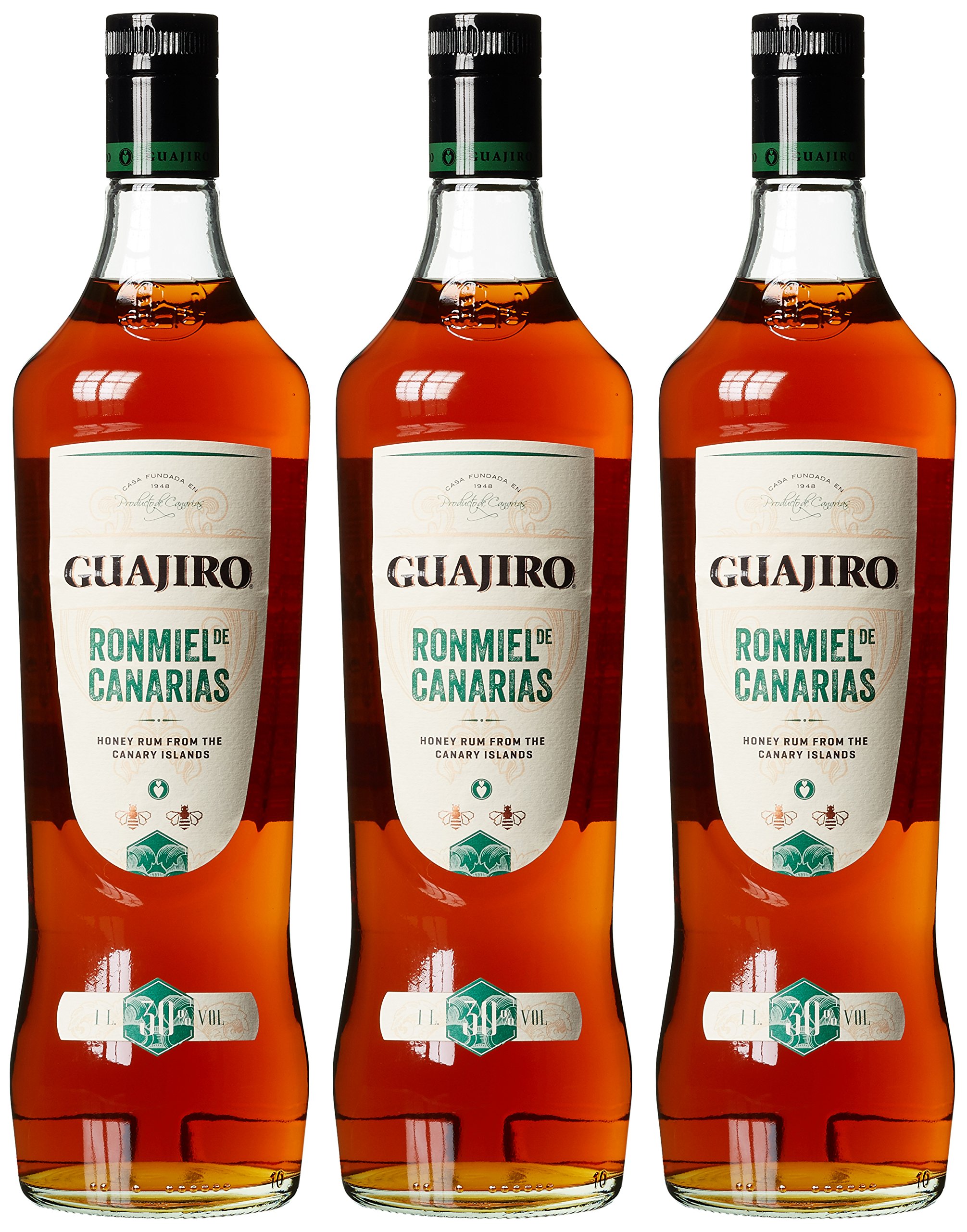 Guajiro Ronmiel de Canarias Flavoured (3 x 1 l)