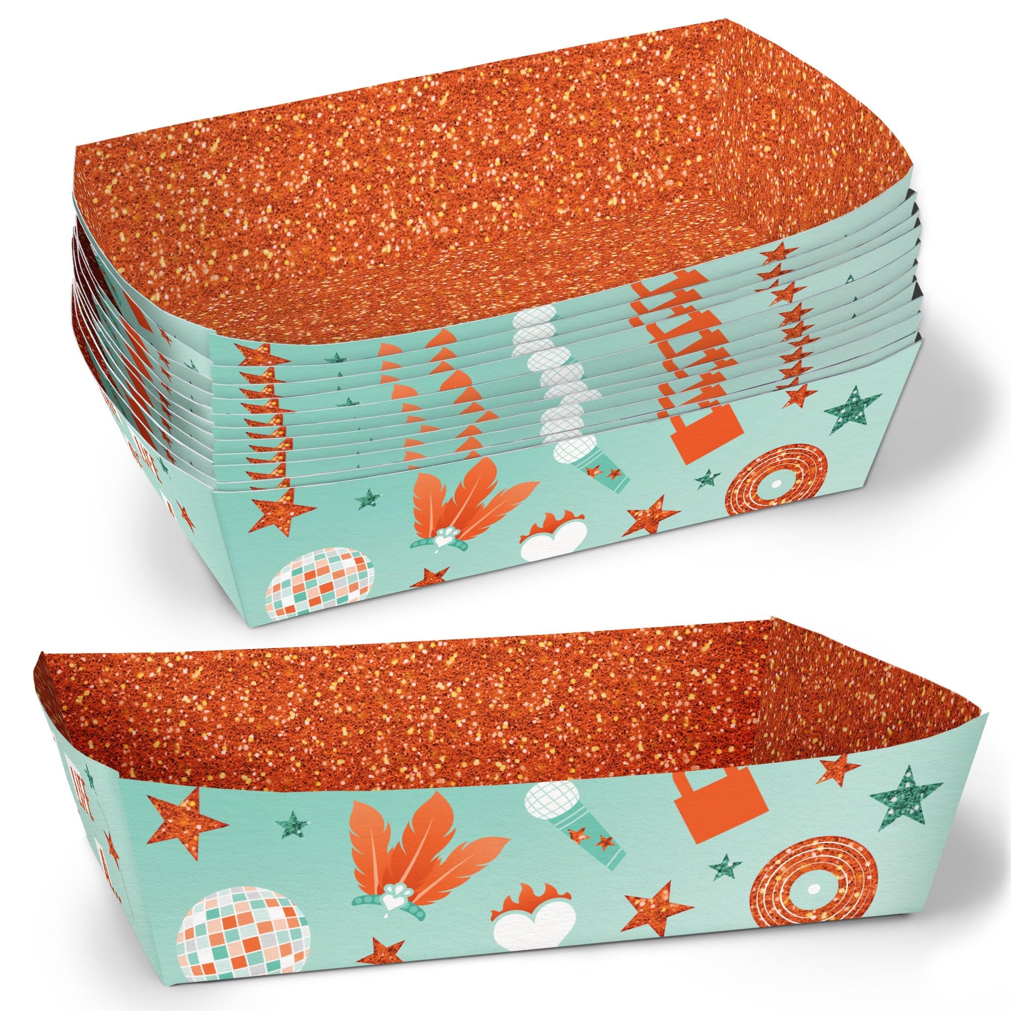 Soportes de papel de doble cara ideales para noches de nachos y amigos