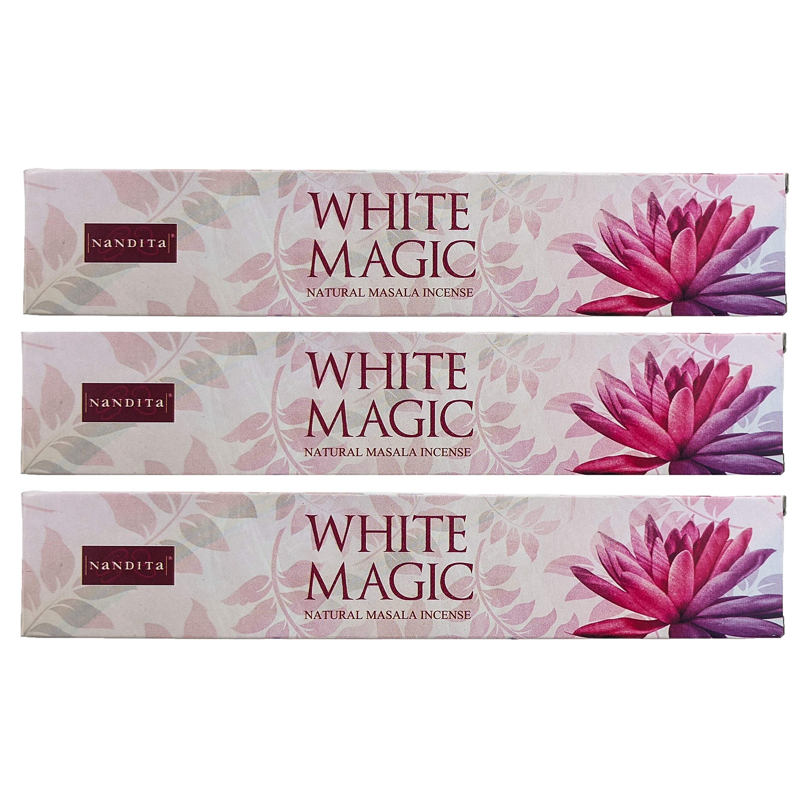 Nandita Natural Incense 3-Pack - Choose Your Scent (White Magic)