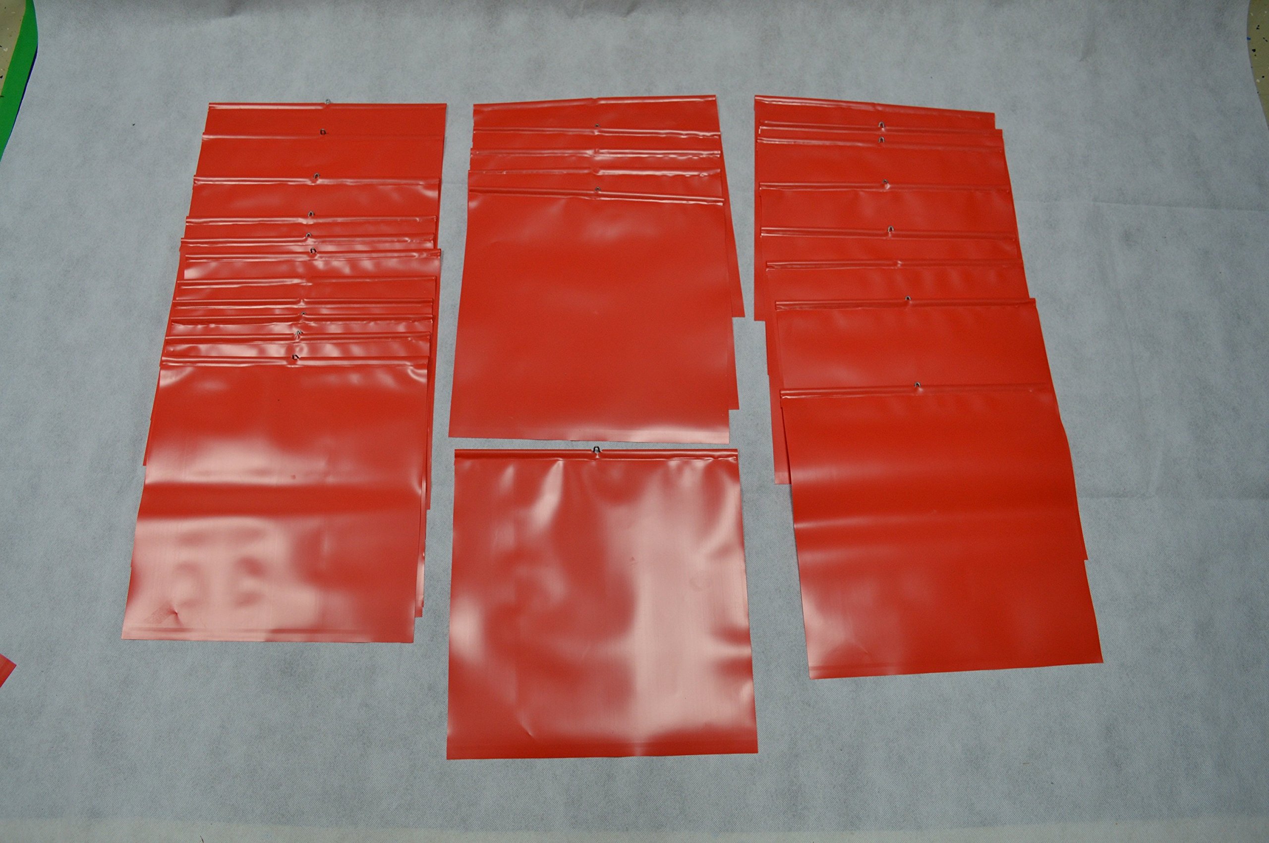 50 X Endfahne Schlussfahne Rot 30 x 30 cm Warnflagge überstehende Ladung Finne