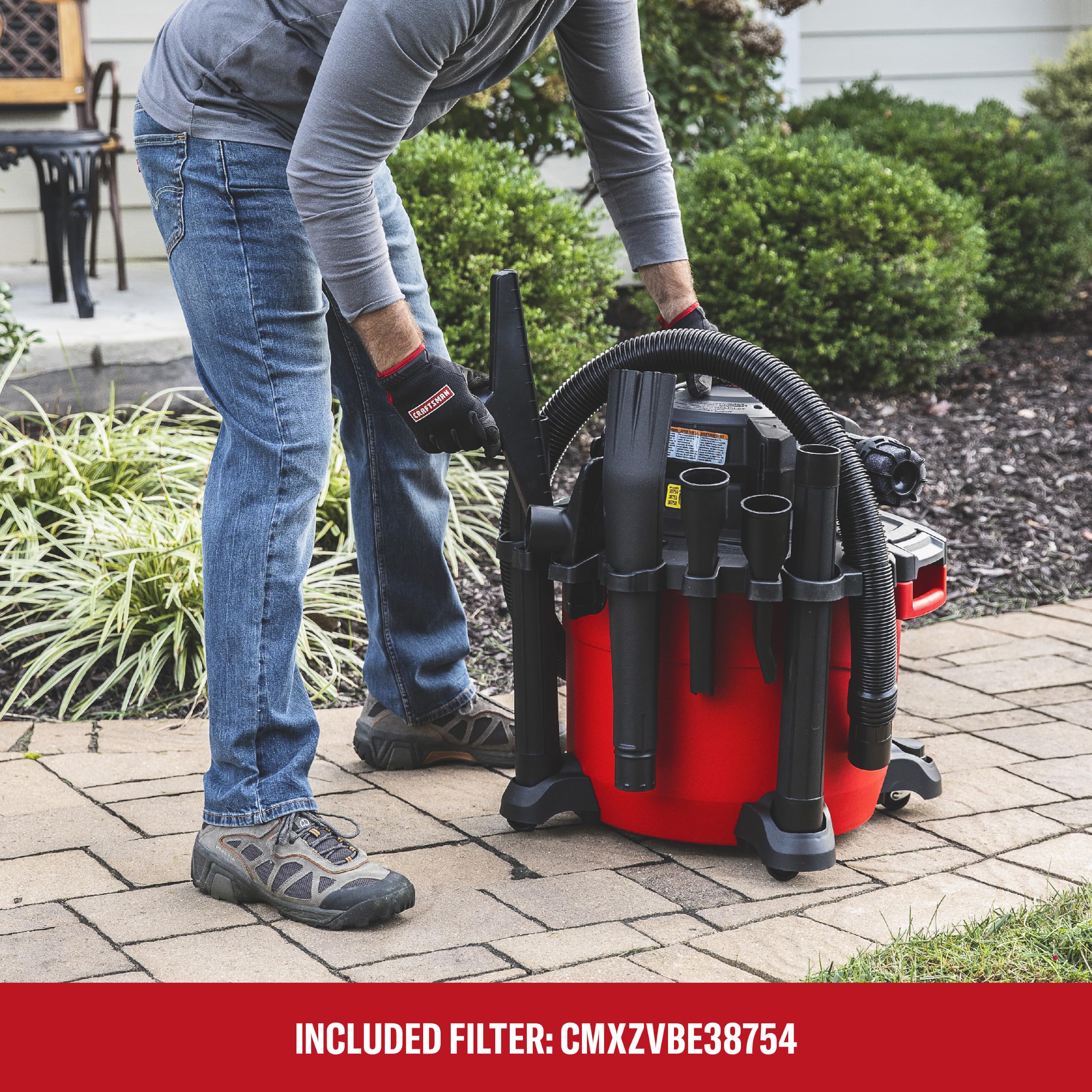 CRAFTSMAN 16 Gal. Wet Dry Vac - Powerful 2-in-1 -5