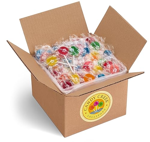 Candy Creek Classic 10 paletas con sabor a frutas, 230 unidades, 9 sabores de frutas + cerveza de raíz, sin nueces.