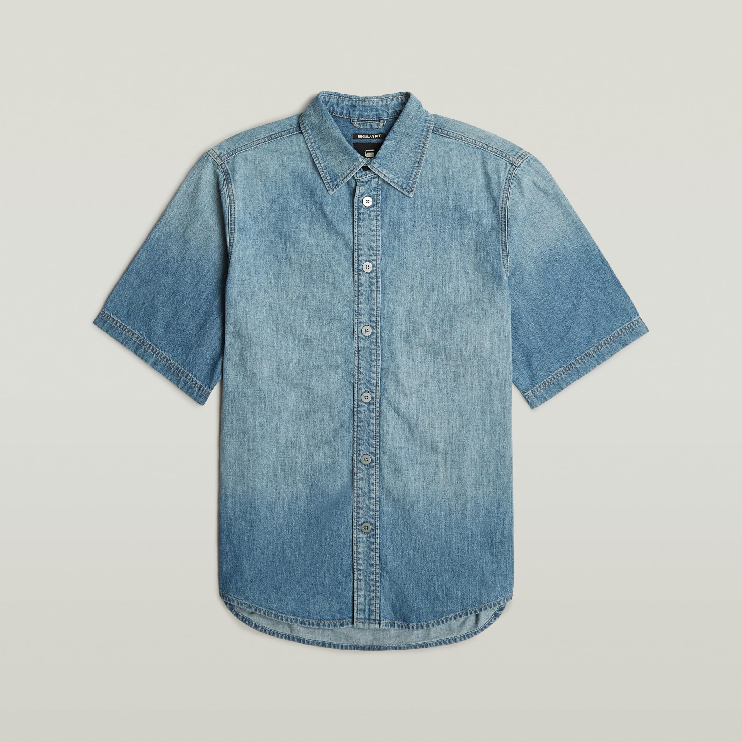 G-STAR Koszulka Mężczyźni Regular Denim Shirt Ss