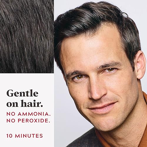 Miniatura 8 de Just For Men Color fácil de peinar anteriormente autostop - Tinte para el cabello para hombre fácil aplicación sin mezcla color negro azabache A-60