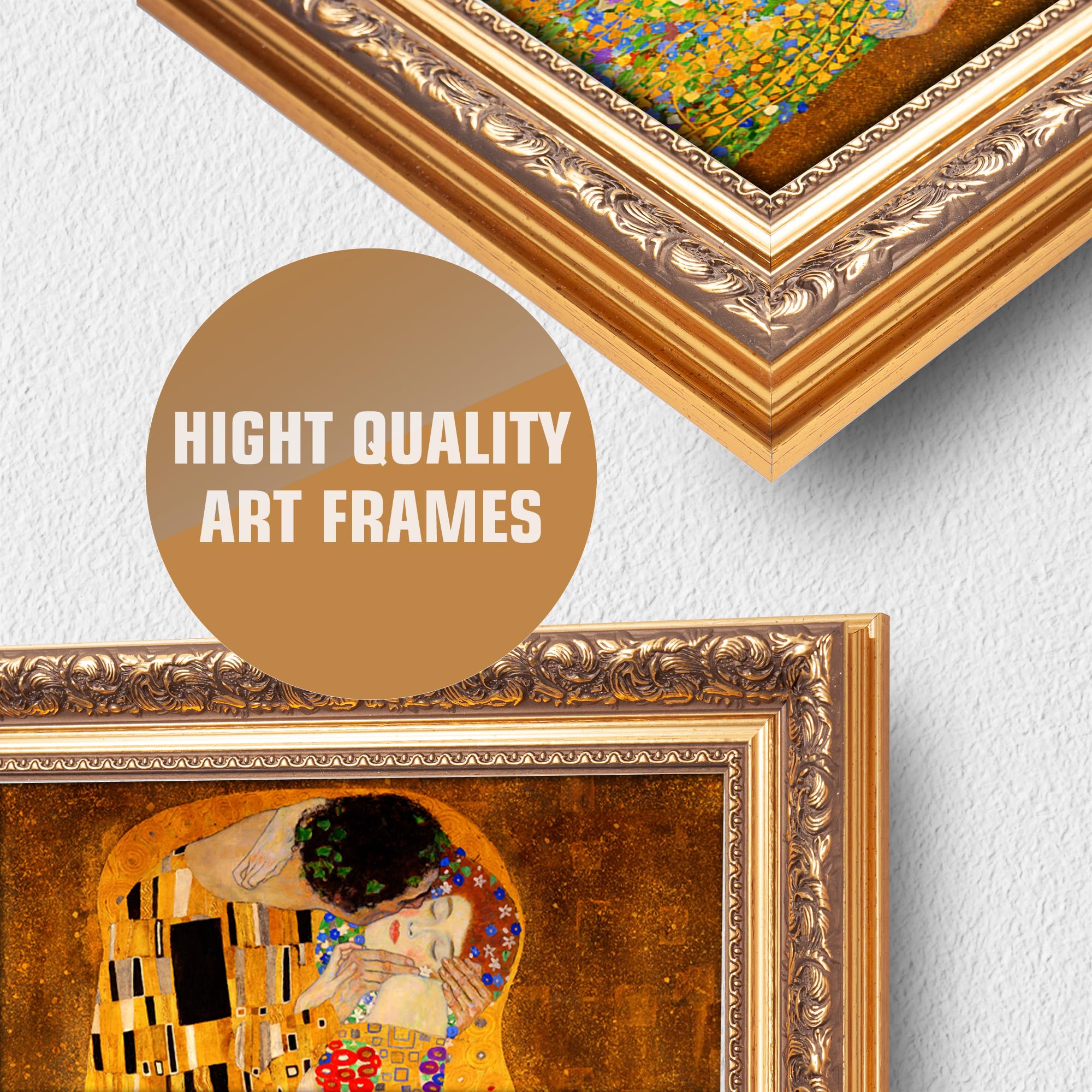 Amazon.com: The Kiss by Gustav Klimt Framed Size:22x26 inches