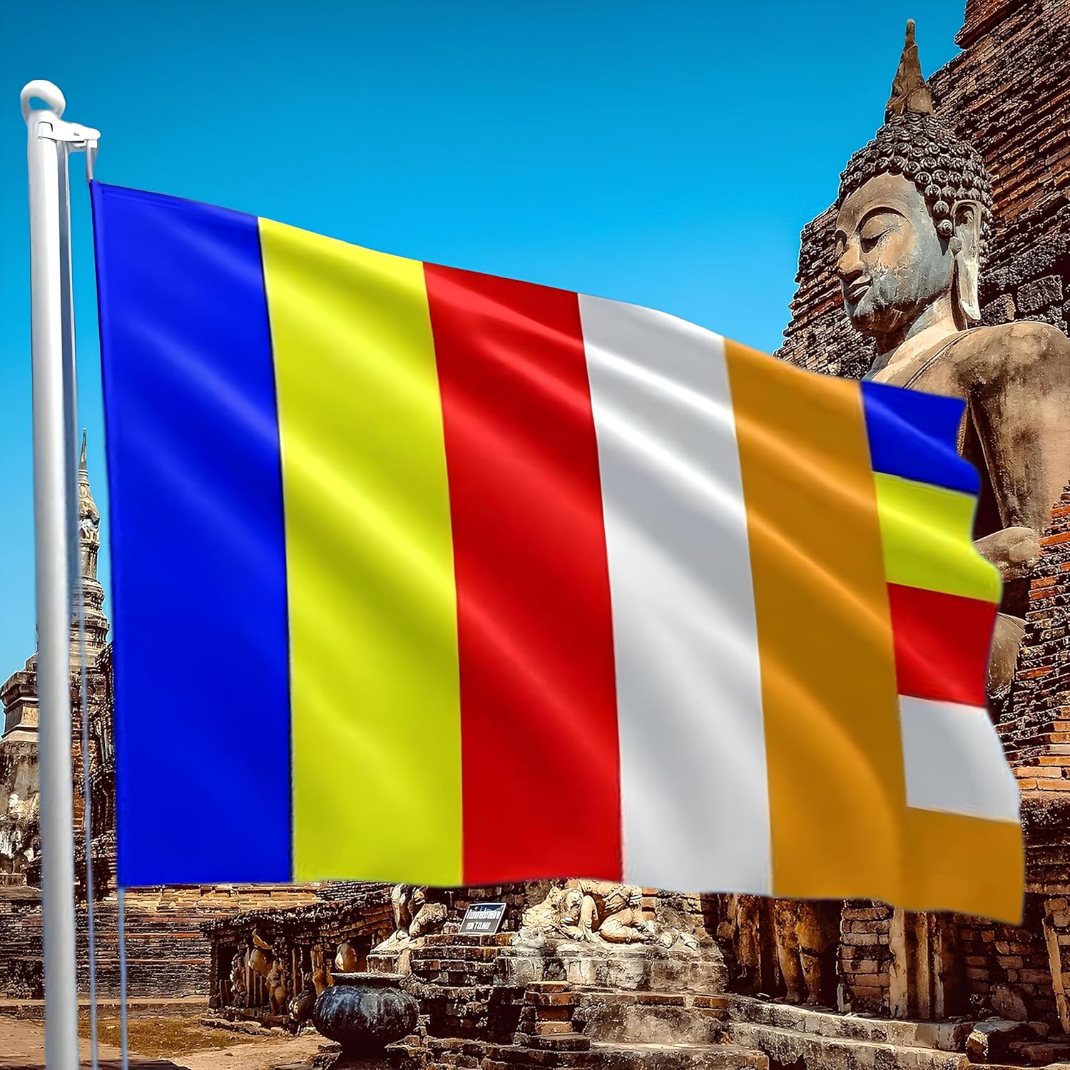 Buddhist Buddha Flag