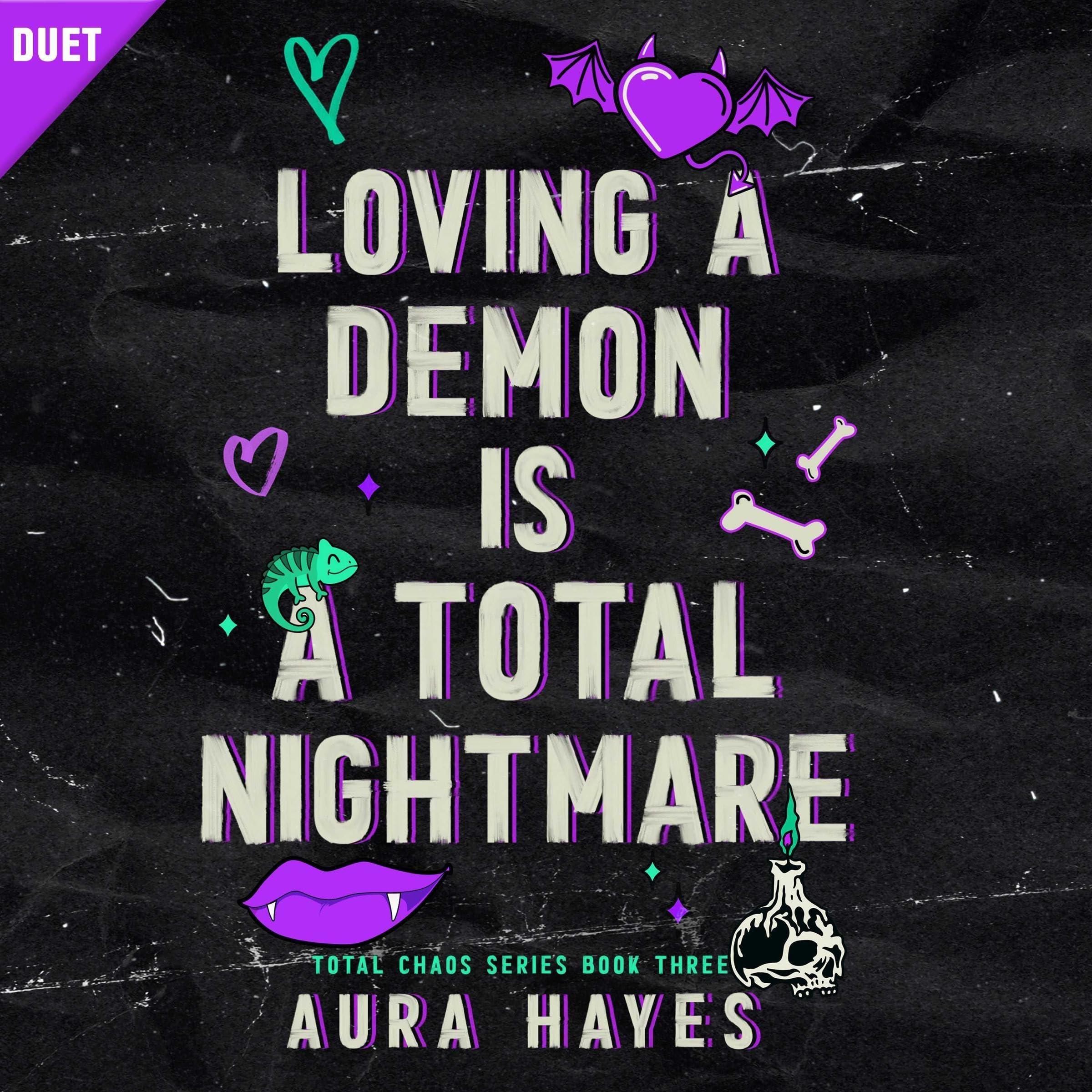 Cover art for Loving a Demon is a Total Nightmare