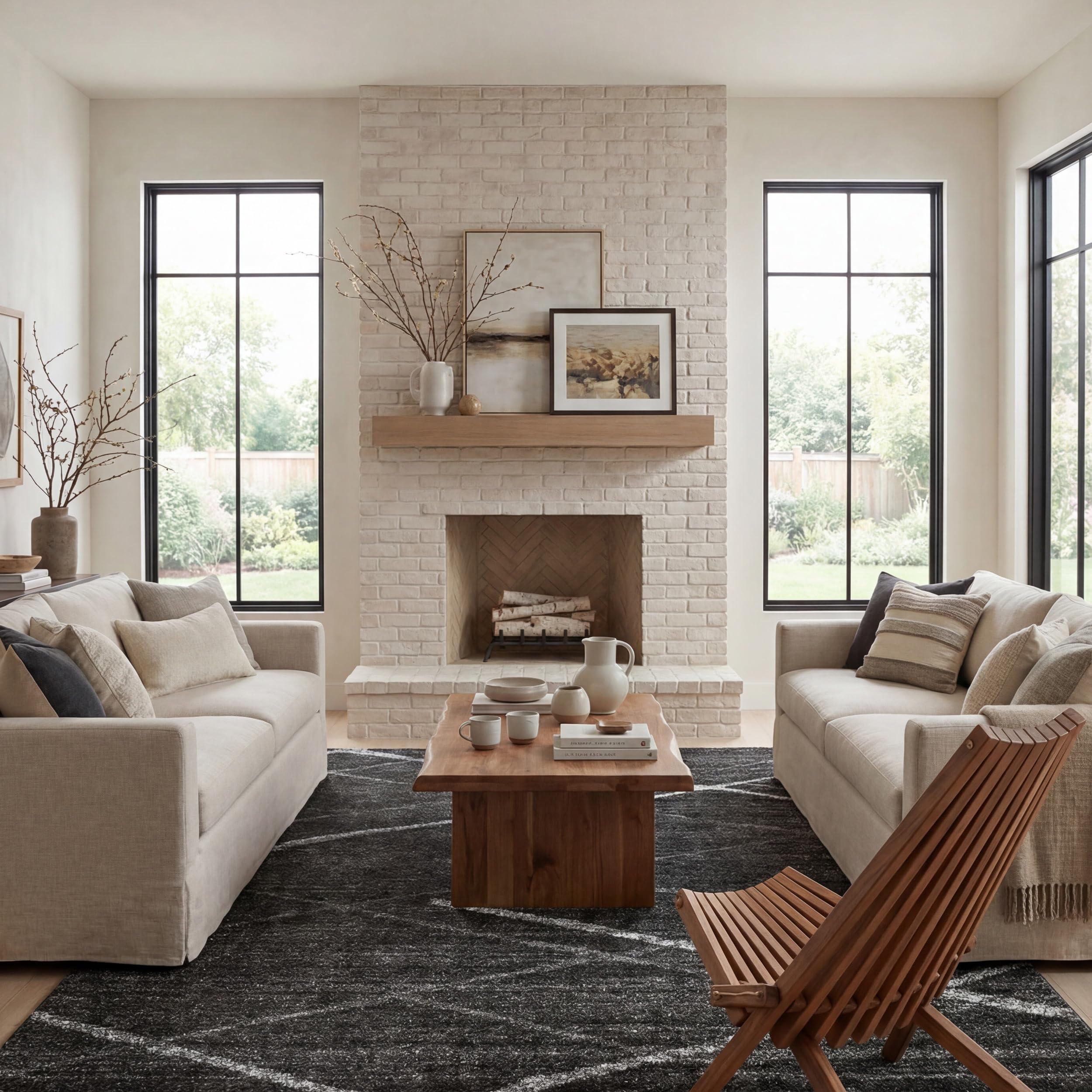 Amazon.com: nuLOOM 8x10 Thigpen Contemporary Area Rug, Charcoal