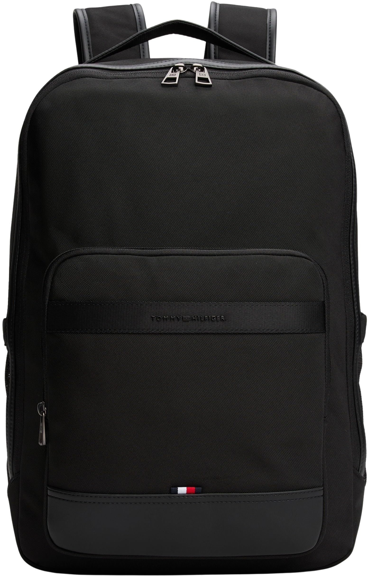 Tommy Hilfiger Herren Rucksack Nylon Travel Elegant, Schwarz (Black), Einheitsgröße