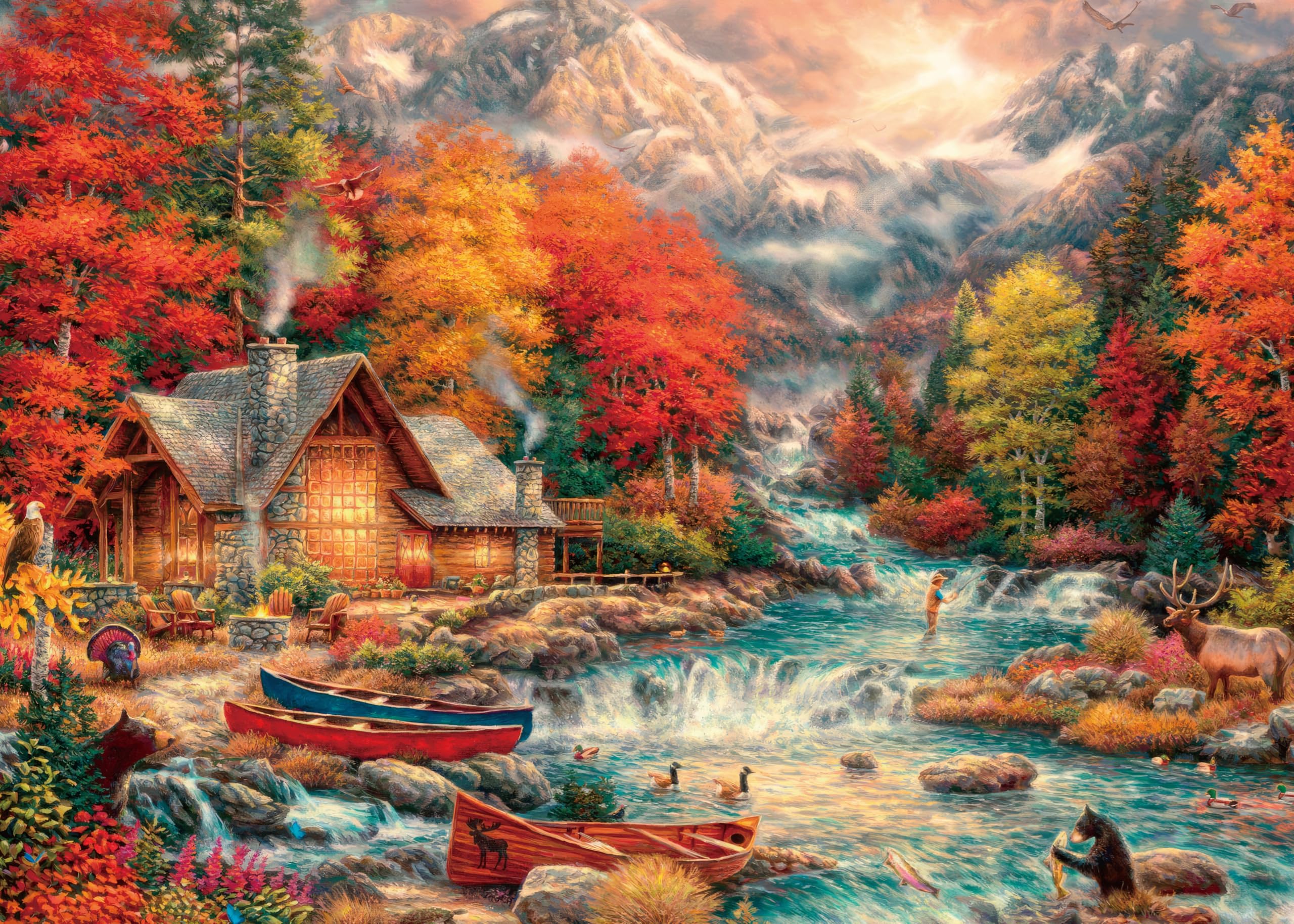 Jigsaw Puzzles for Adults 1000 Piece Alps 27.56 x 19.69 Inch Jigsaw Puzzle for Adults Educational Game 1000 Pieces Puzzles for Adult