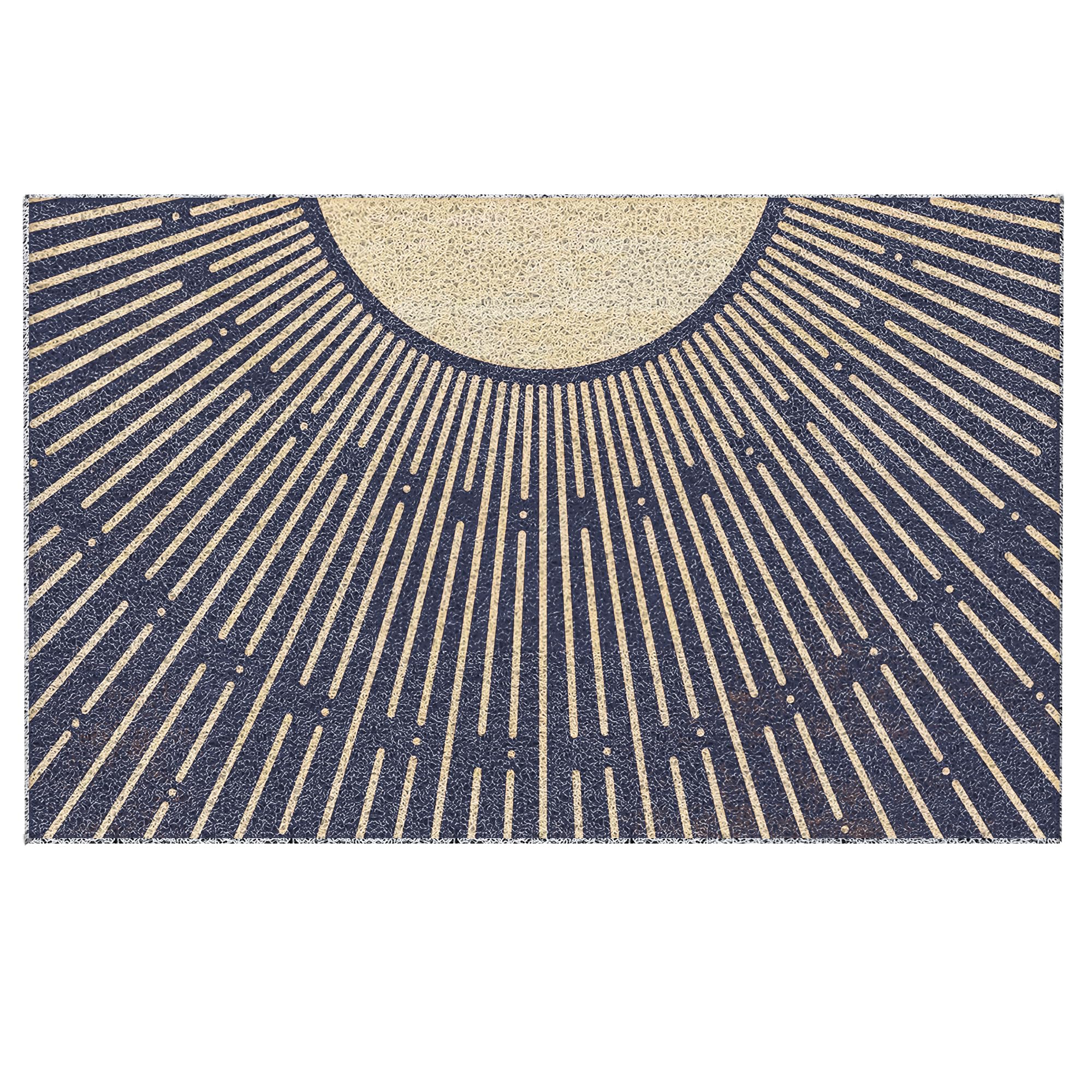 LUVADIAN Boho Door Mats Outdoor - Boho Terracotta Sun Front Doormat,Welcome Mat, Sun Bath Mat,Bohemian Door Mats Doormat Outdoor Indoor Entrance,