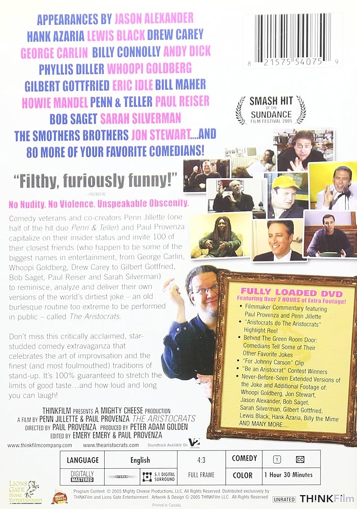 その他 Aristocrats [DVD] Amazon.co.jp: The Aristocrats [DVD] : DVD