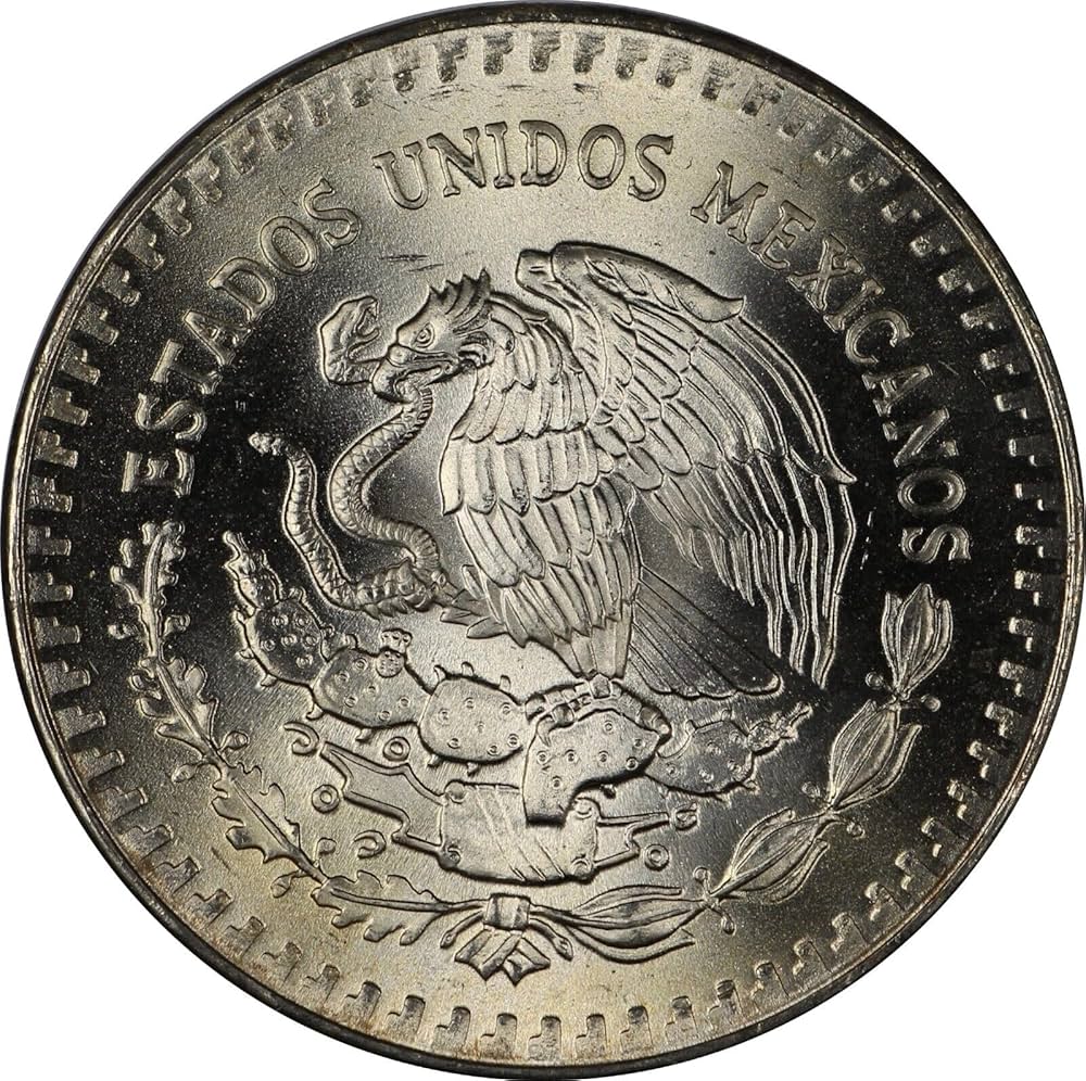 1982 - 1995 Mexico 1 Troy Oz .999 Fine Silver Libertad