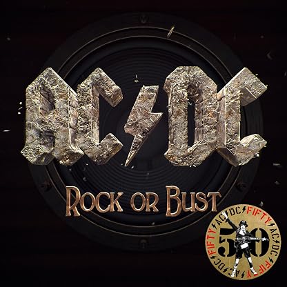 Rock Or Bust (50th Anniversary Gold Color Vinyl) por AC/DC — capa do álbum