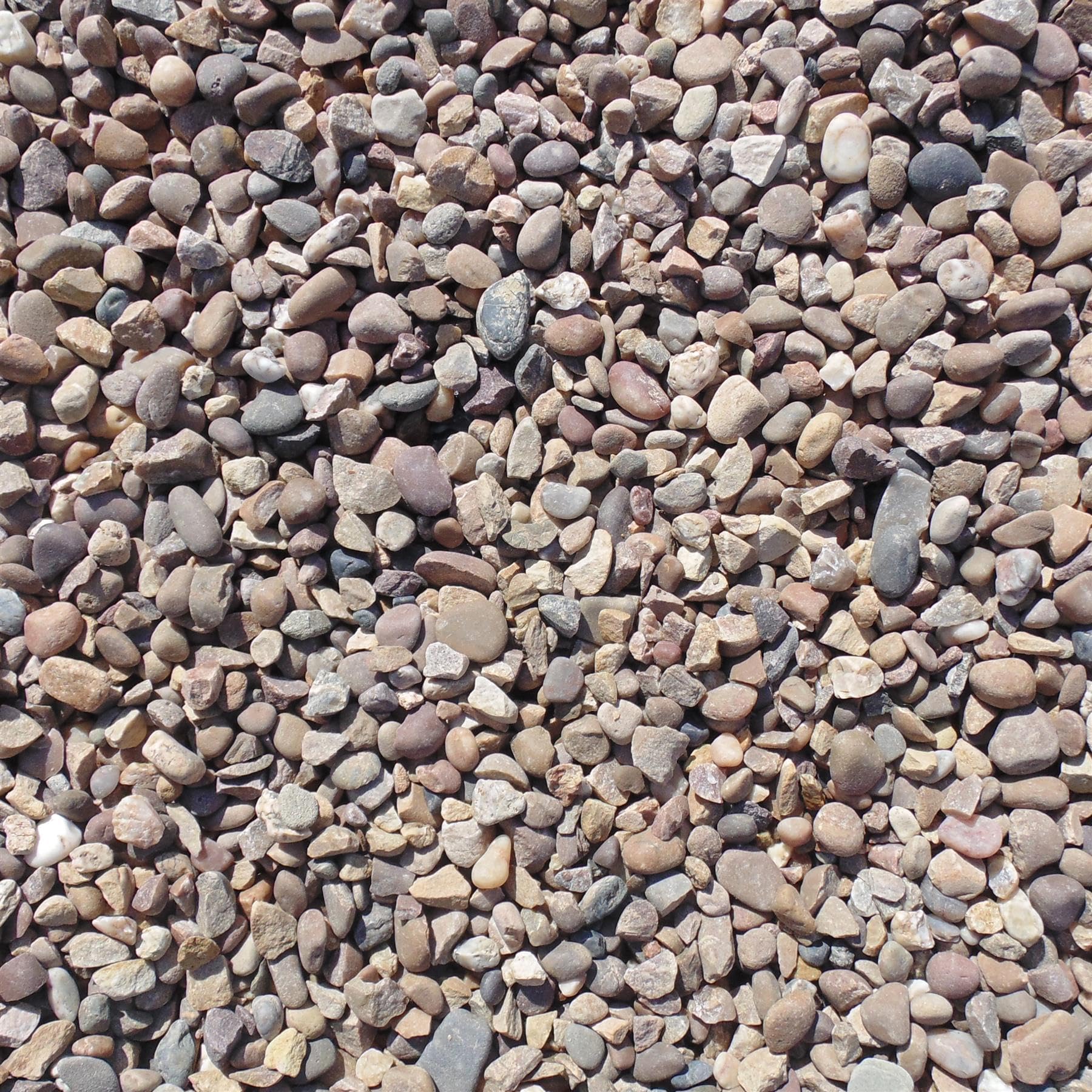 simpa Decorative Landscaping Slate Aggregates - Brown & Cream Chippings 14mm - 20kg Bag