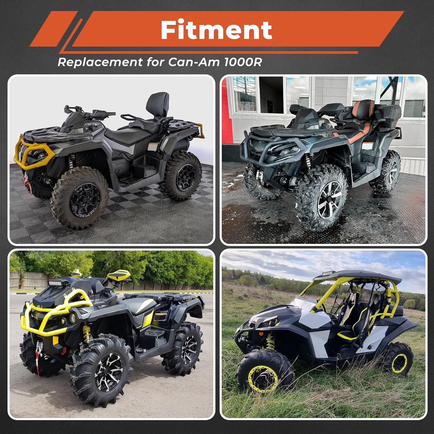 labwork Radiator Replacement for Can-Am 1000R Maverick Sport 1000 Trail 800 X3 900 Max Replacement for 709200576 709200703