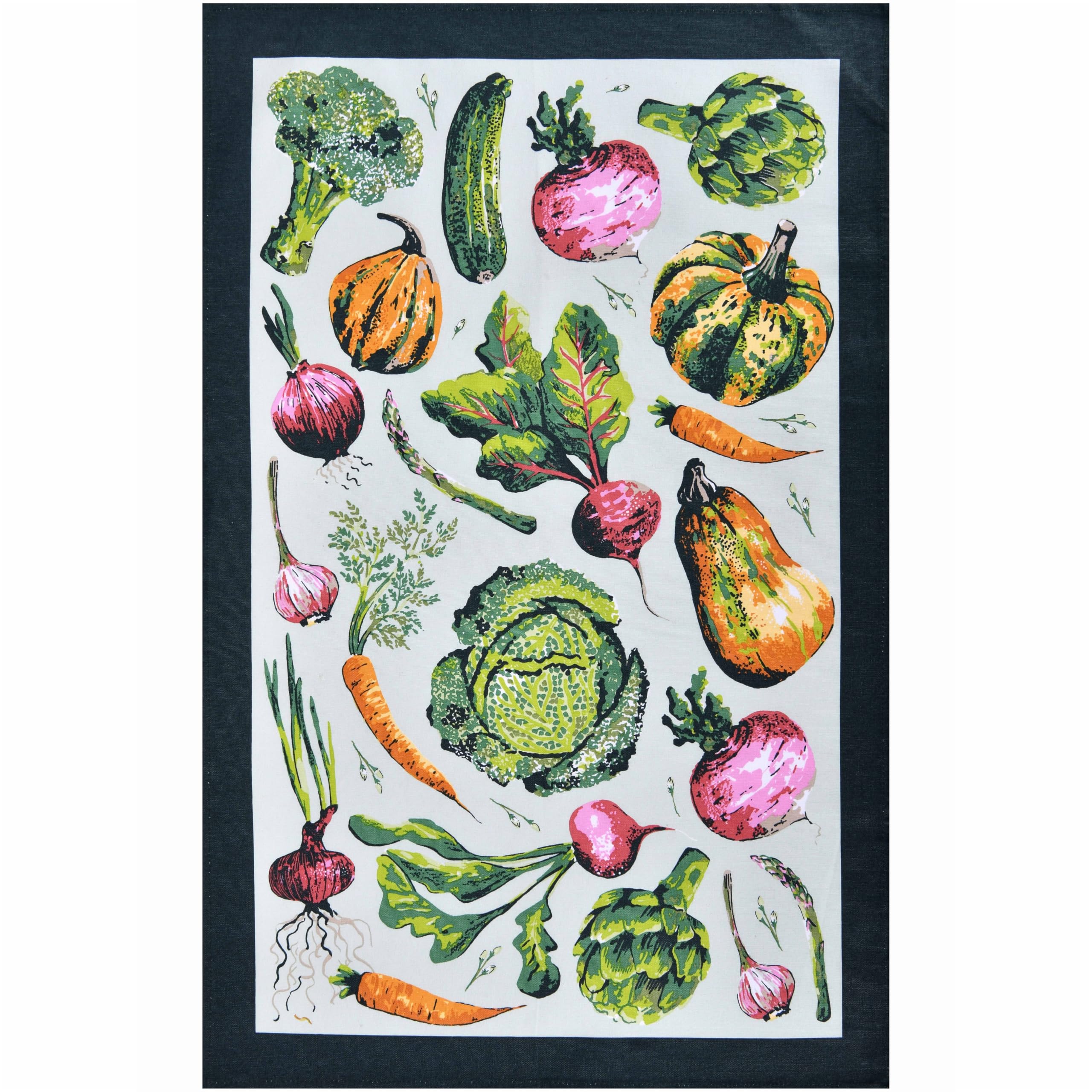 Ulster Weavers Multi-Colored Vegetable Medley Cotton Tea Towel - Multi By